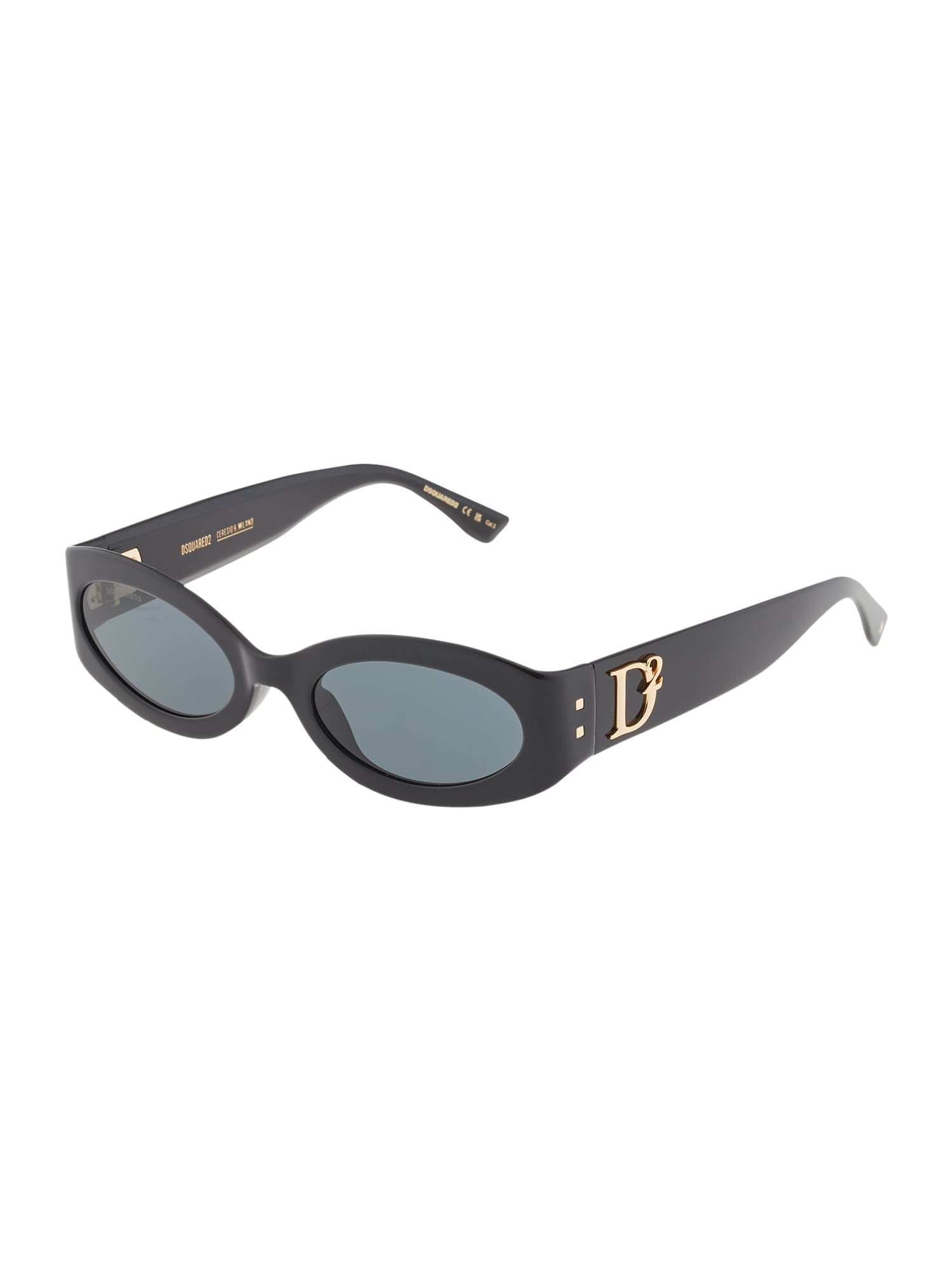 DSQUARED2 Ochelari de soare  auriu / negru