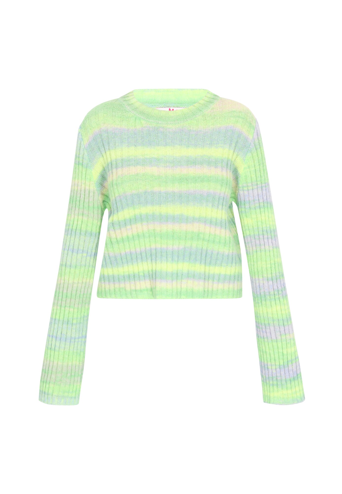 MYMO Pulover Young Fashion  azur / galben / verde deschis / roz