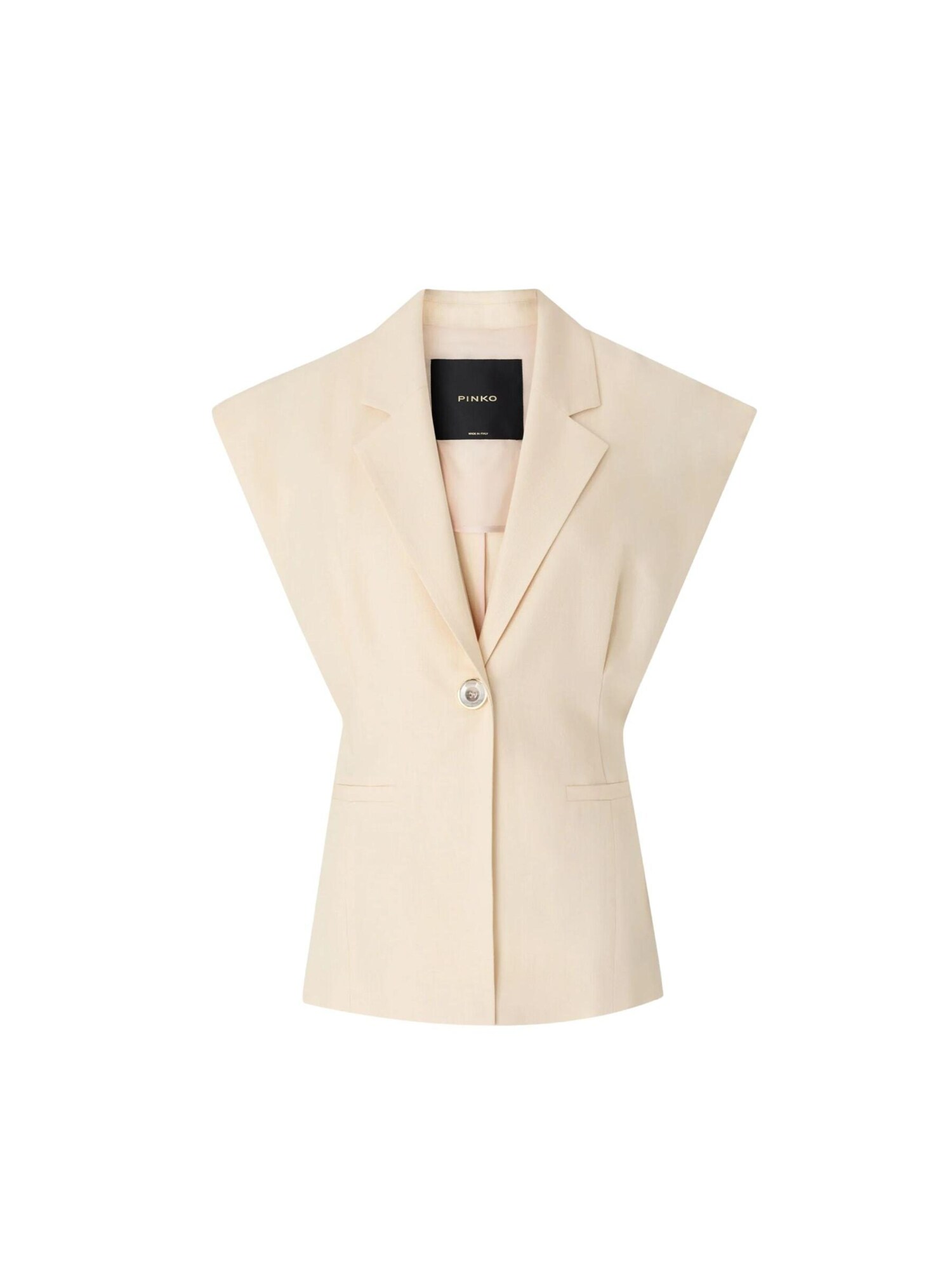 PINKO Chaqueta de entretiempo 'PINKO FLOELLA GIACCA FRISOTTINO GIACCA' blanco natural