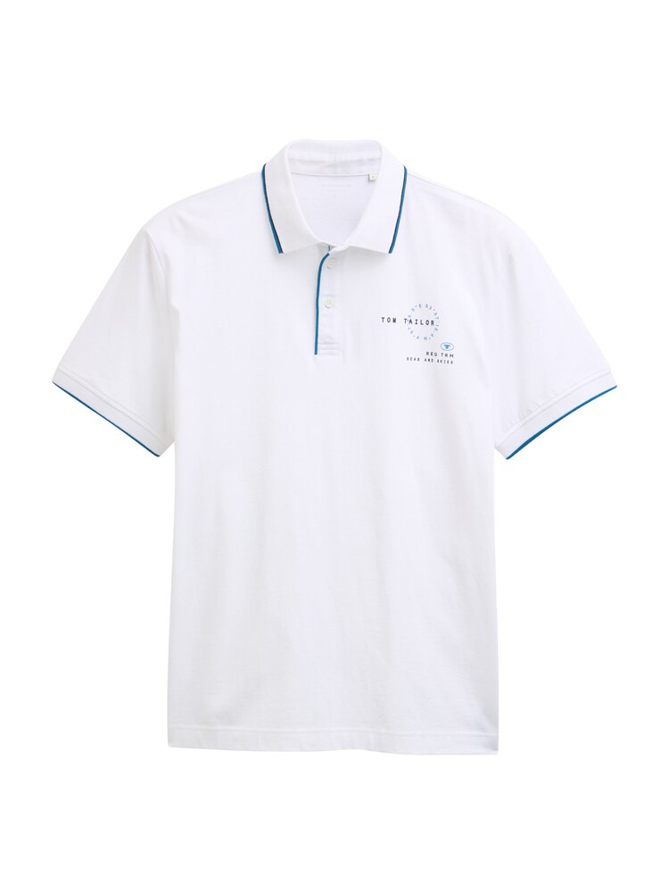 TOM TAILOR Poloshirt Herren Größe XXXL blau / schwarz / weiß