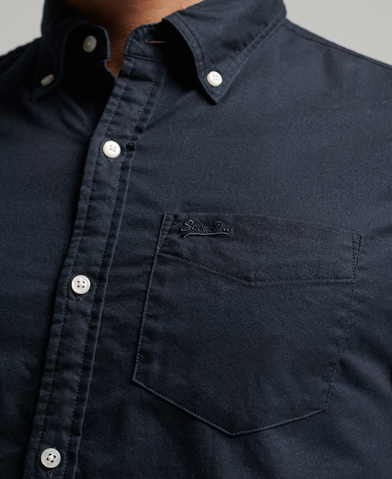 Superdry & Co Košeľa námornícka modrá (obrázok 4)