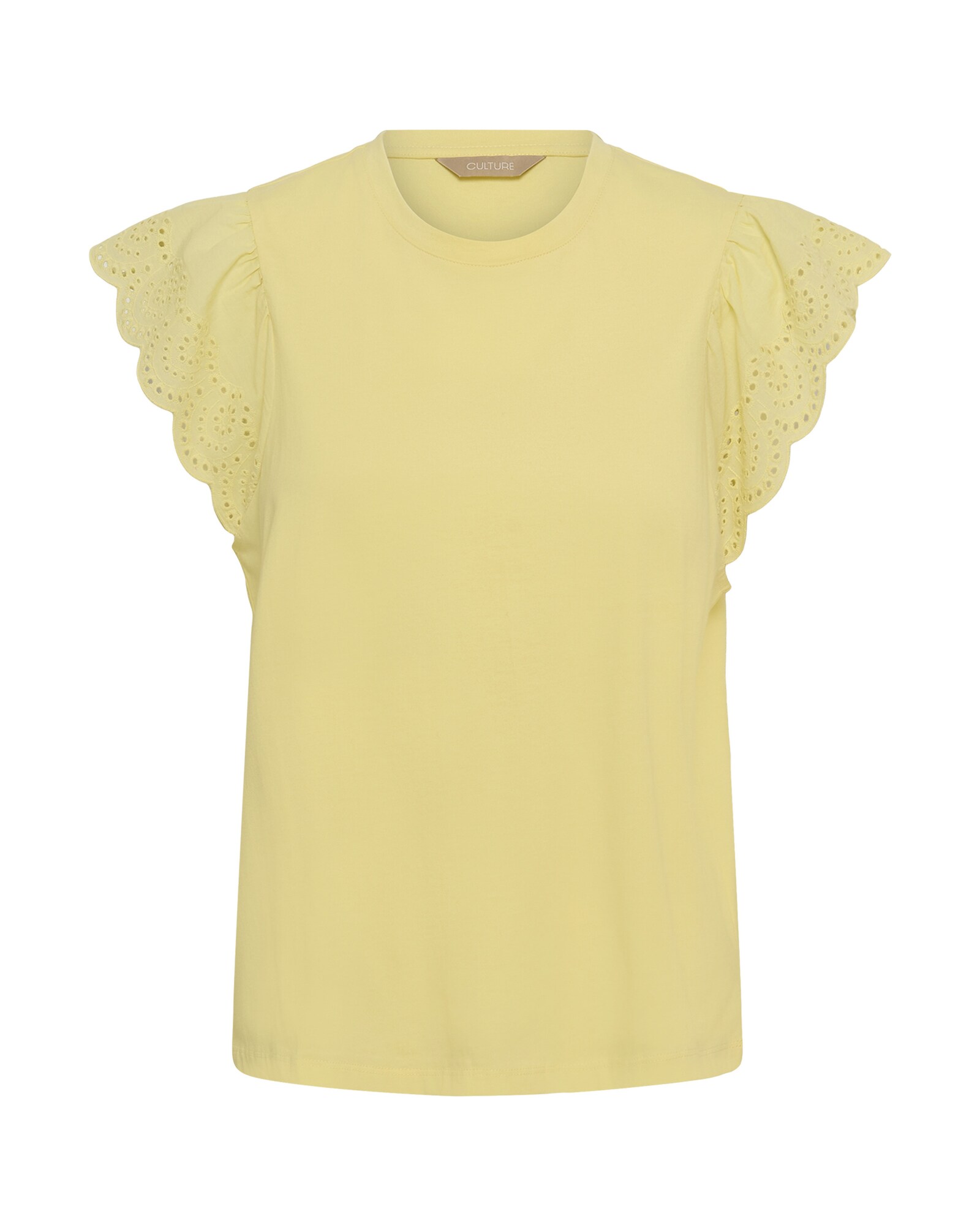 CULTURE Camiseta 'CUGaby Panina'  amarillo