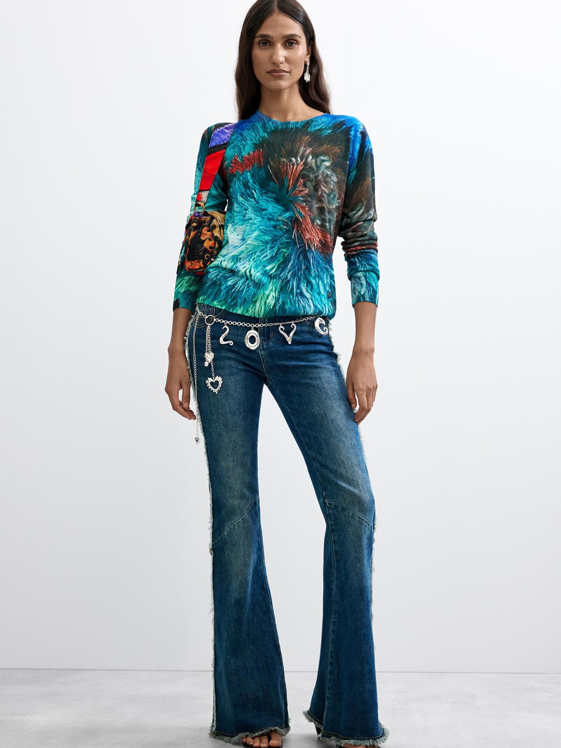 Desigual Tröjor JERS_POMPOM_LACROIX dam – bild 5