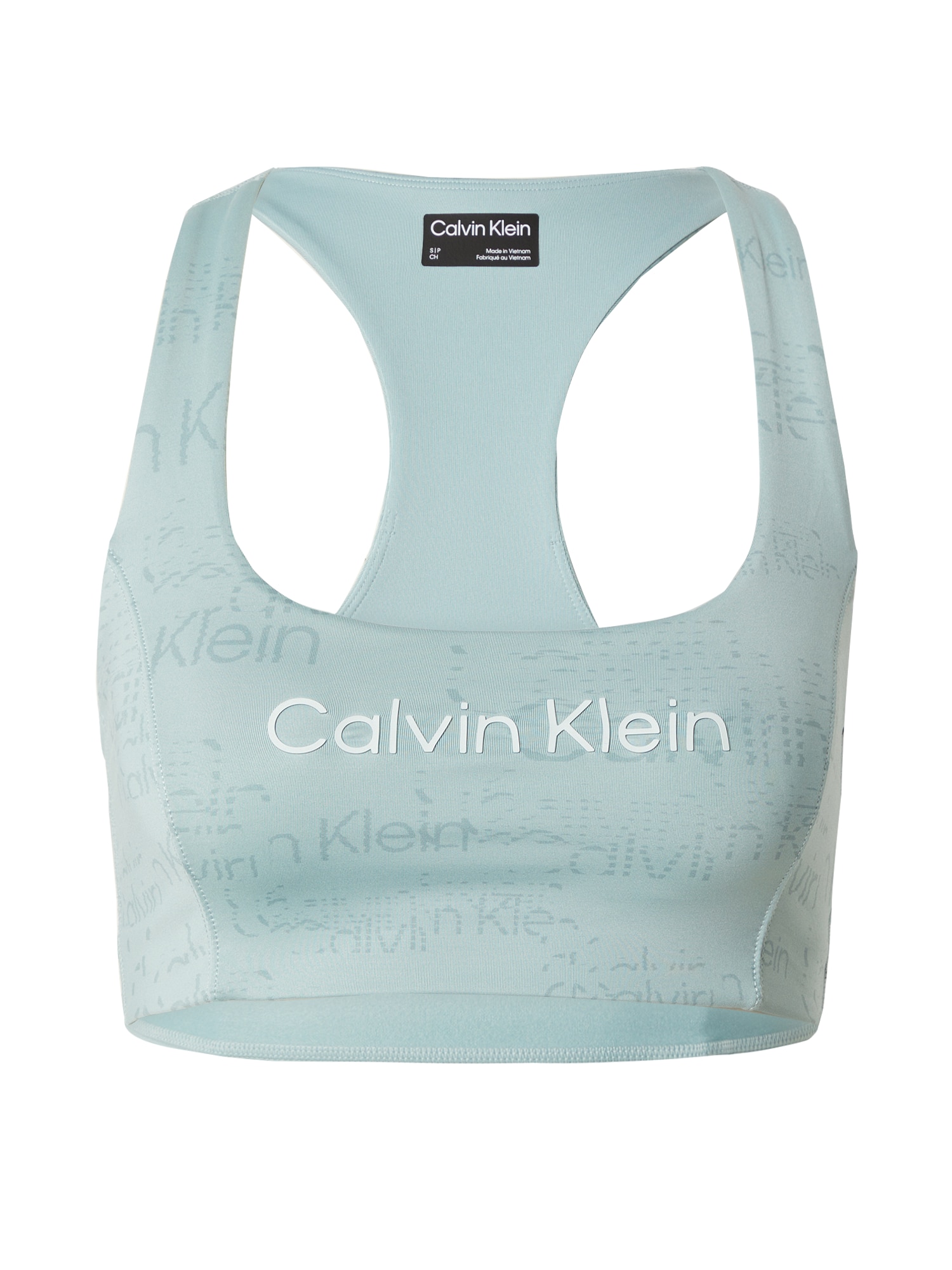 Calvin Klein Sport Športová podprsenka  pastelovo modrá / biela