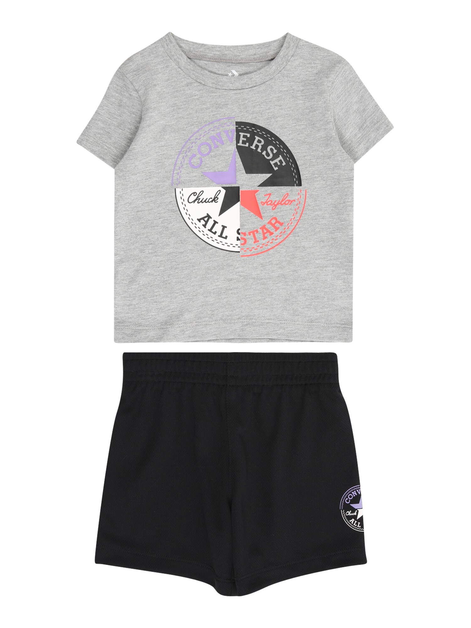 CONVERSE Szettek 'ICE CREAM'  világosszürke / levendula / fekete / fehér akciós termékkép 1
