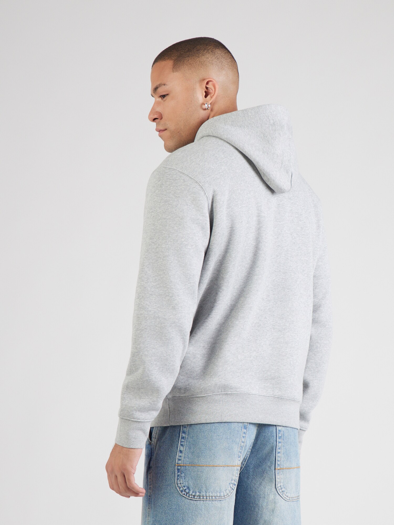 CONVERSE Sudadera 'CHUCK' azul oscuro / gris / rojo oscuro / blanco – imagen 3