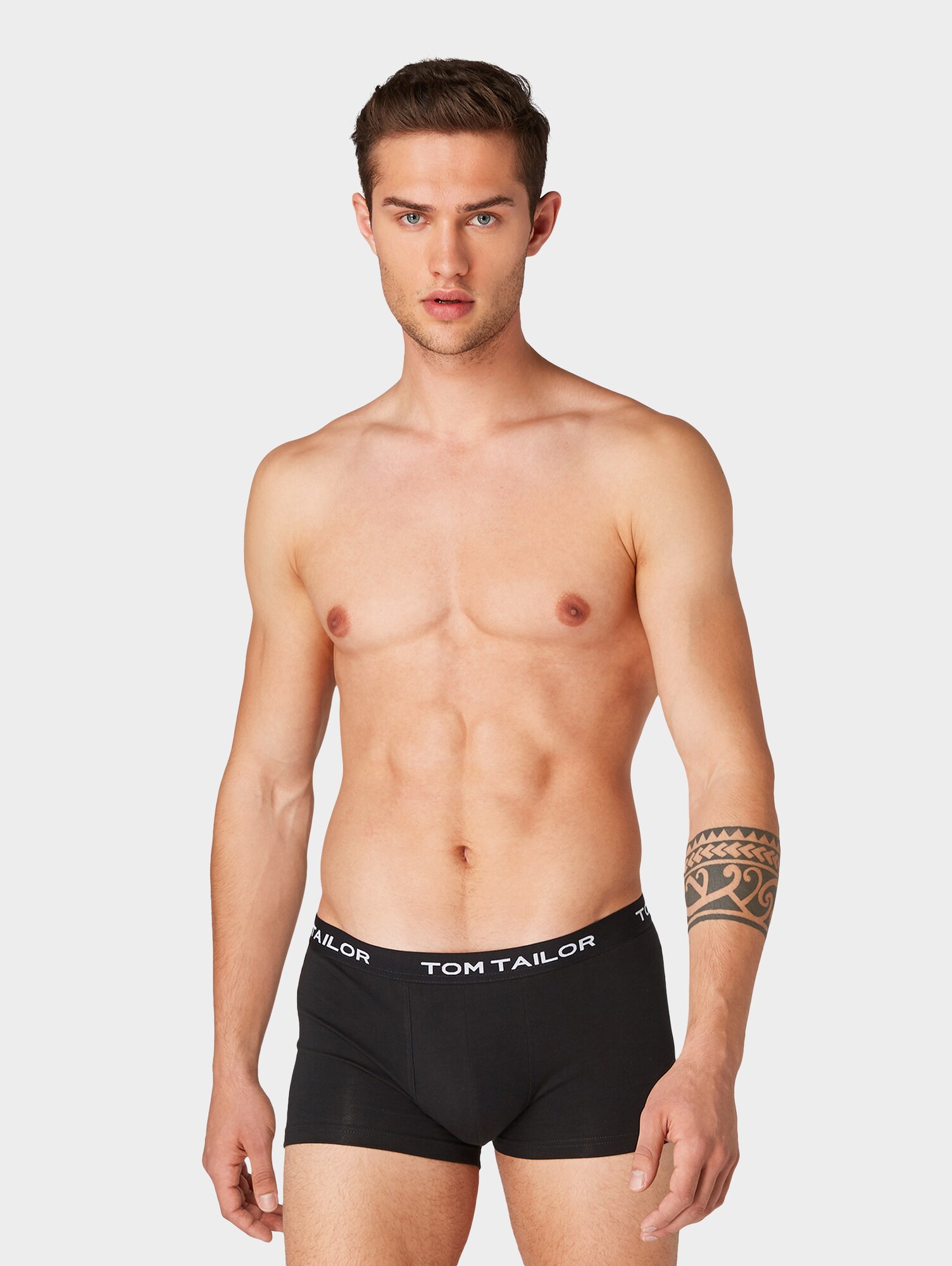 TOM TAILOR Boxeralsók  világoskék / piros / fekete termék 2. képe