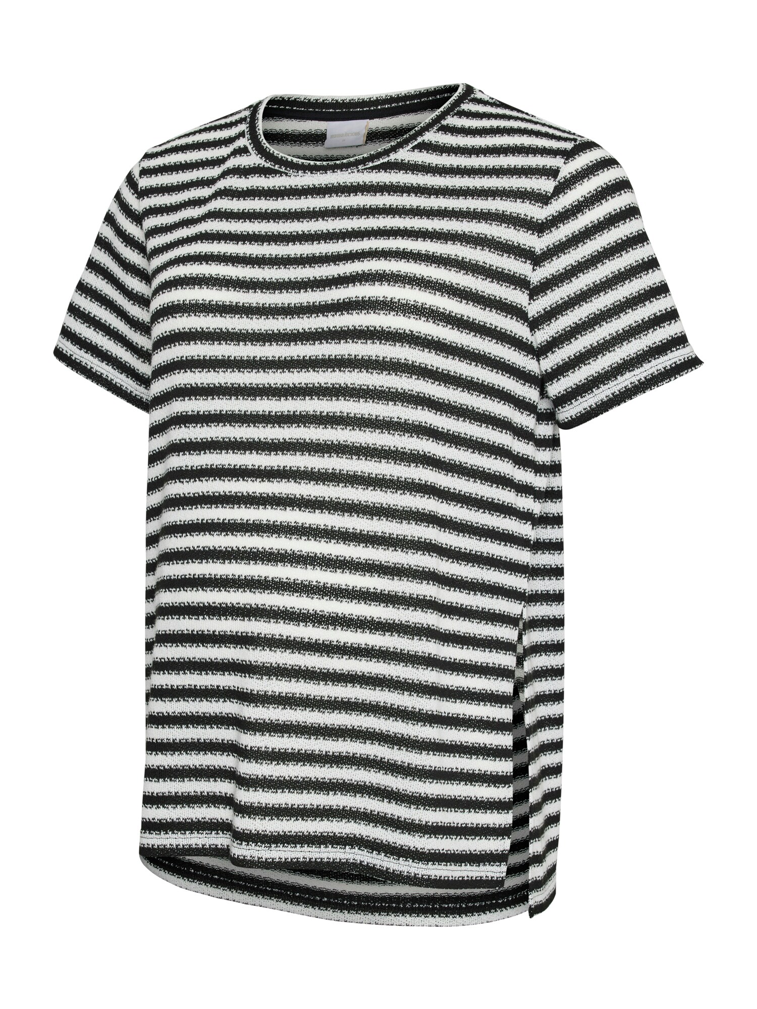 MAMALICIOUS Tricou 'MLLupin Vita'  negru / alb