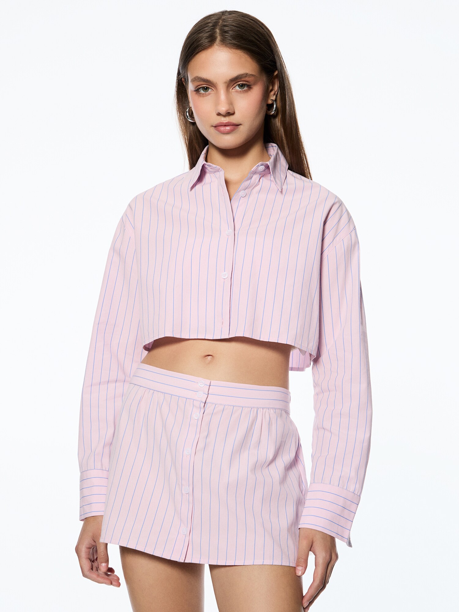 Pull&Bear Blúz  királykék / rózsaszín termék 2. képe