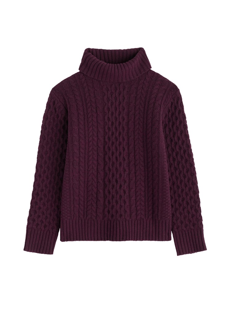 Seasalt Cornwall Pullover ' Pine Forest' ' Damen Größe S dunkellila