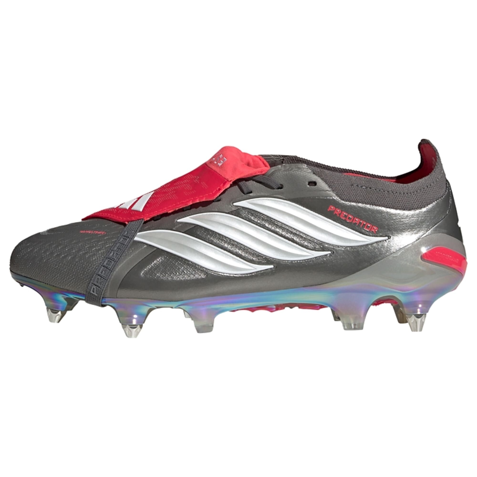 ADIDAS PERFORMANCE Zapatillas de fútbol 'Predator Elite' gris / rojo / blanco