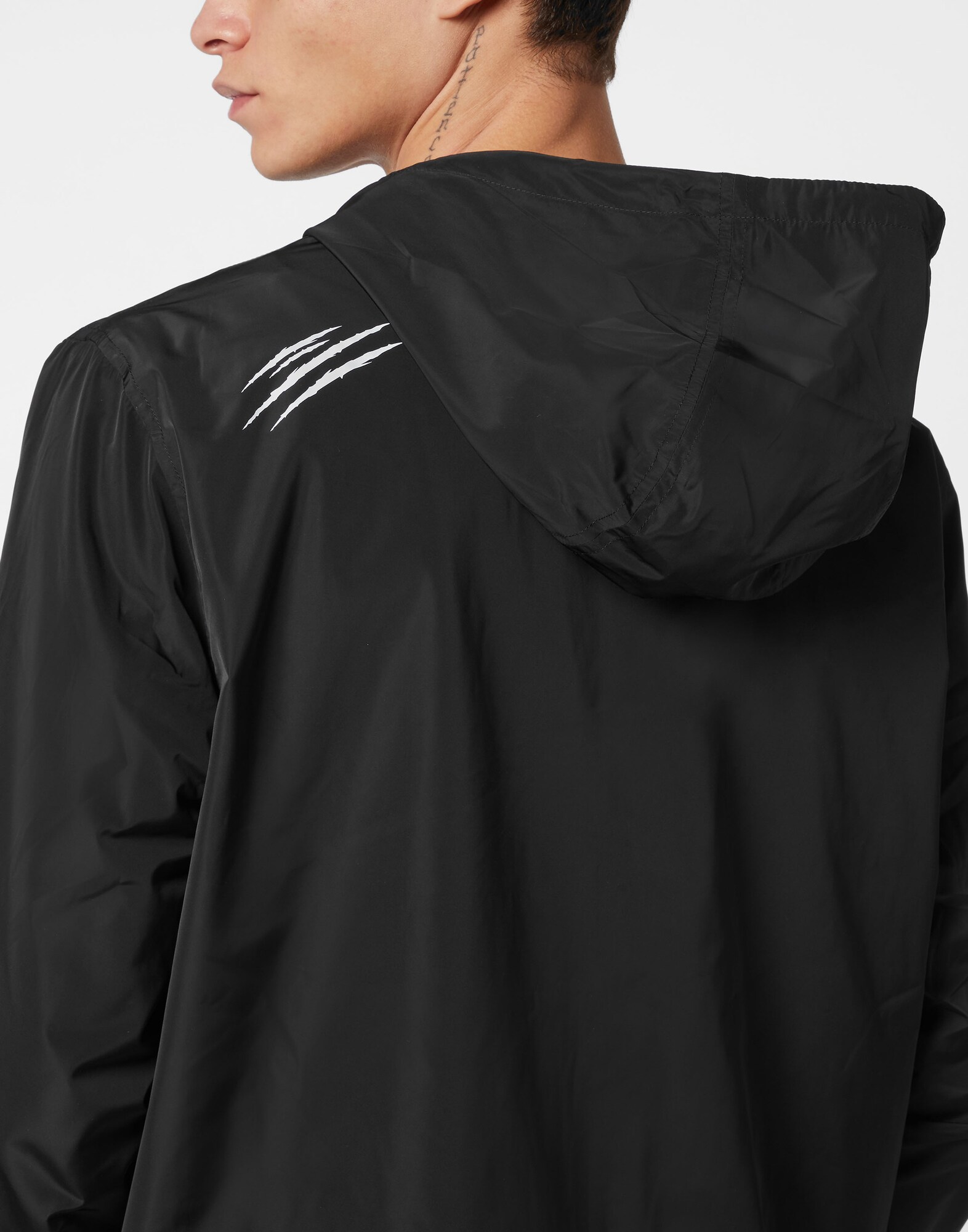 Plein Sport Chaqueta de entretiempo negro / blanco – imagen 5