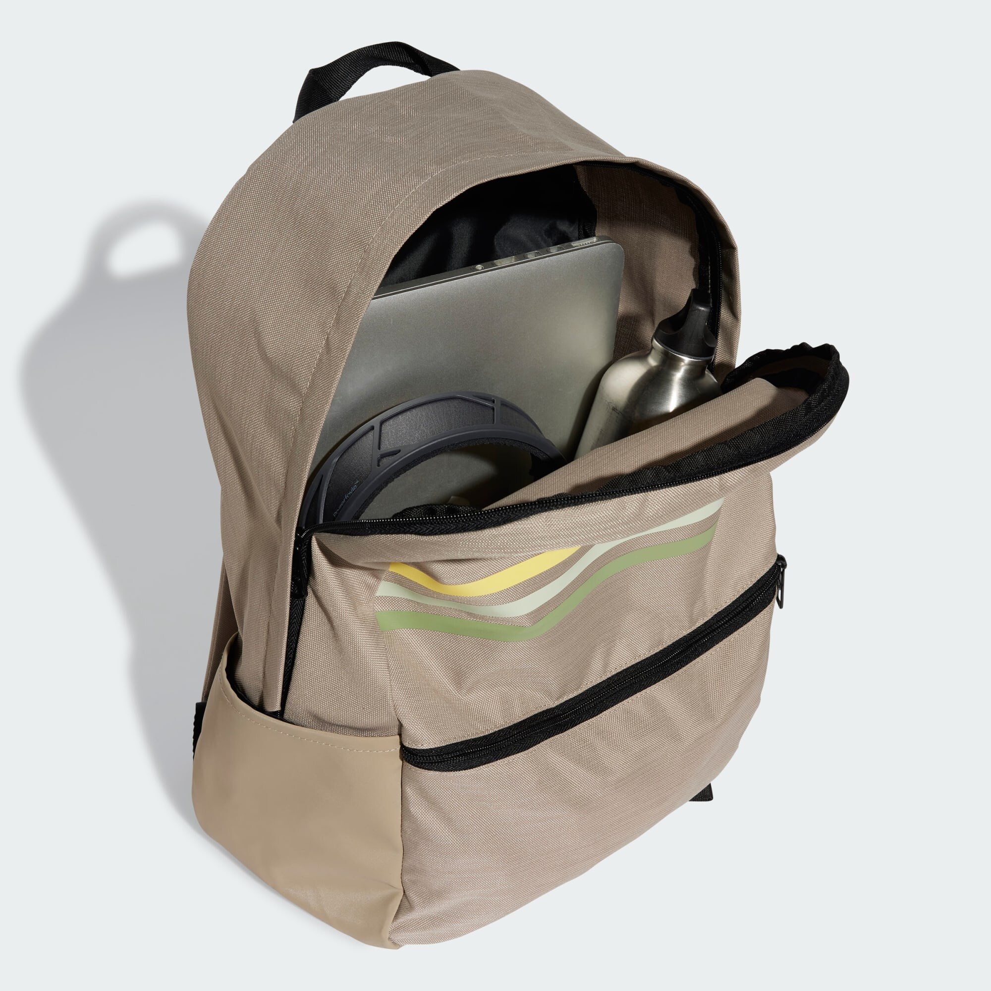ADIDAS SPORTSWEAR Sporthátizsákok 'Classic'  sárga / zöld / khaki / fehér termék 2. képe