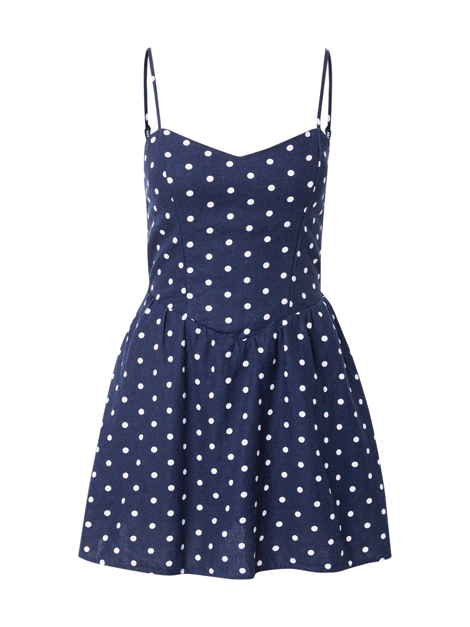 HOLLISTER Rochie  bleumarin / alb