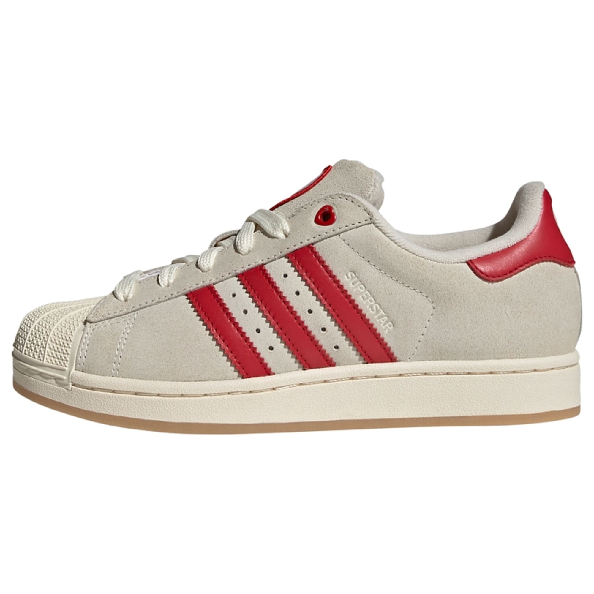 ADIDAS ORIGINALS Sneaker low Superstar II  roșu / alb lână