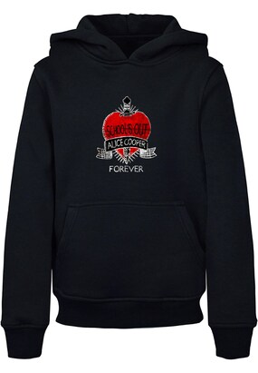 Merchcode Sweatshirt ‘Alice Cooper – Schools Out Onesie’ Bloedrood / Zwart / Wit