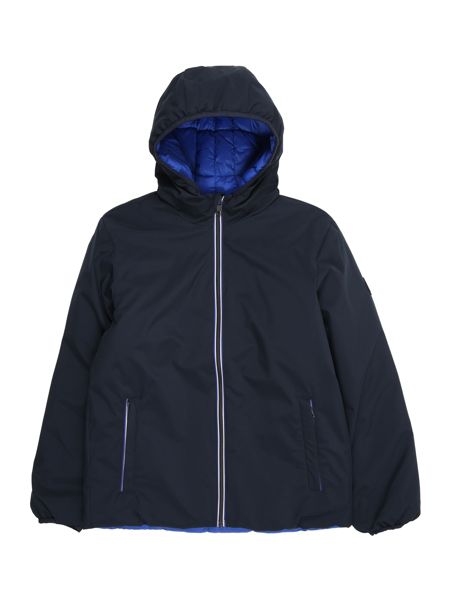 Jack & Jones Junior Prechodná bunda 'JJEBrook'  kráľovská modrá / tmavomodrá
