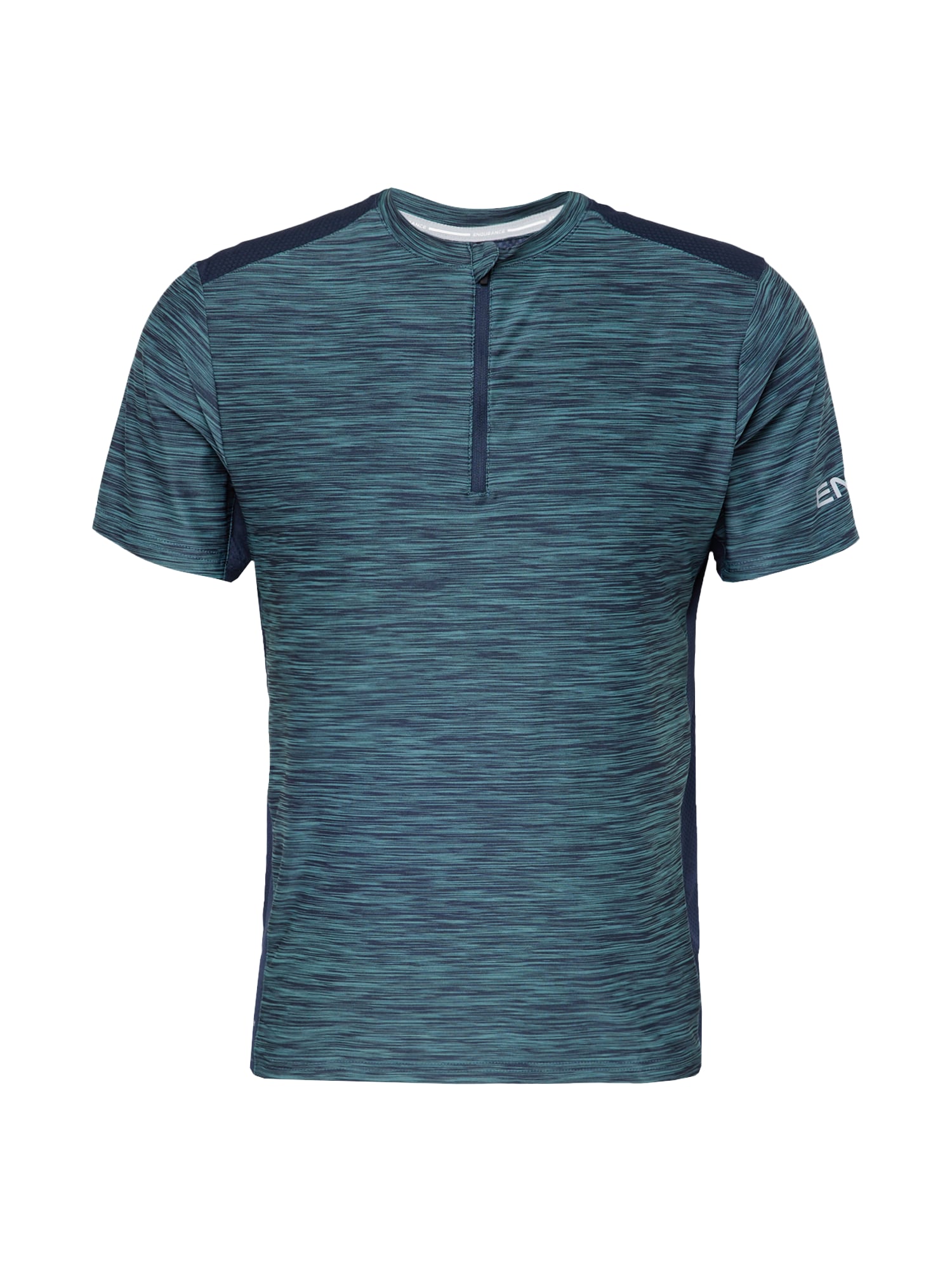 ENDURANCE Sportiniai marškinėliai 'Macado' tamsiai mėlyna / turkio spalva / balta