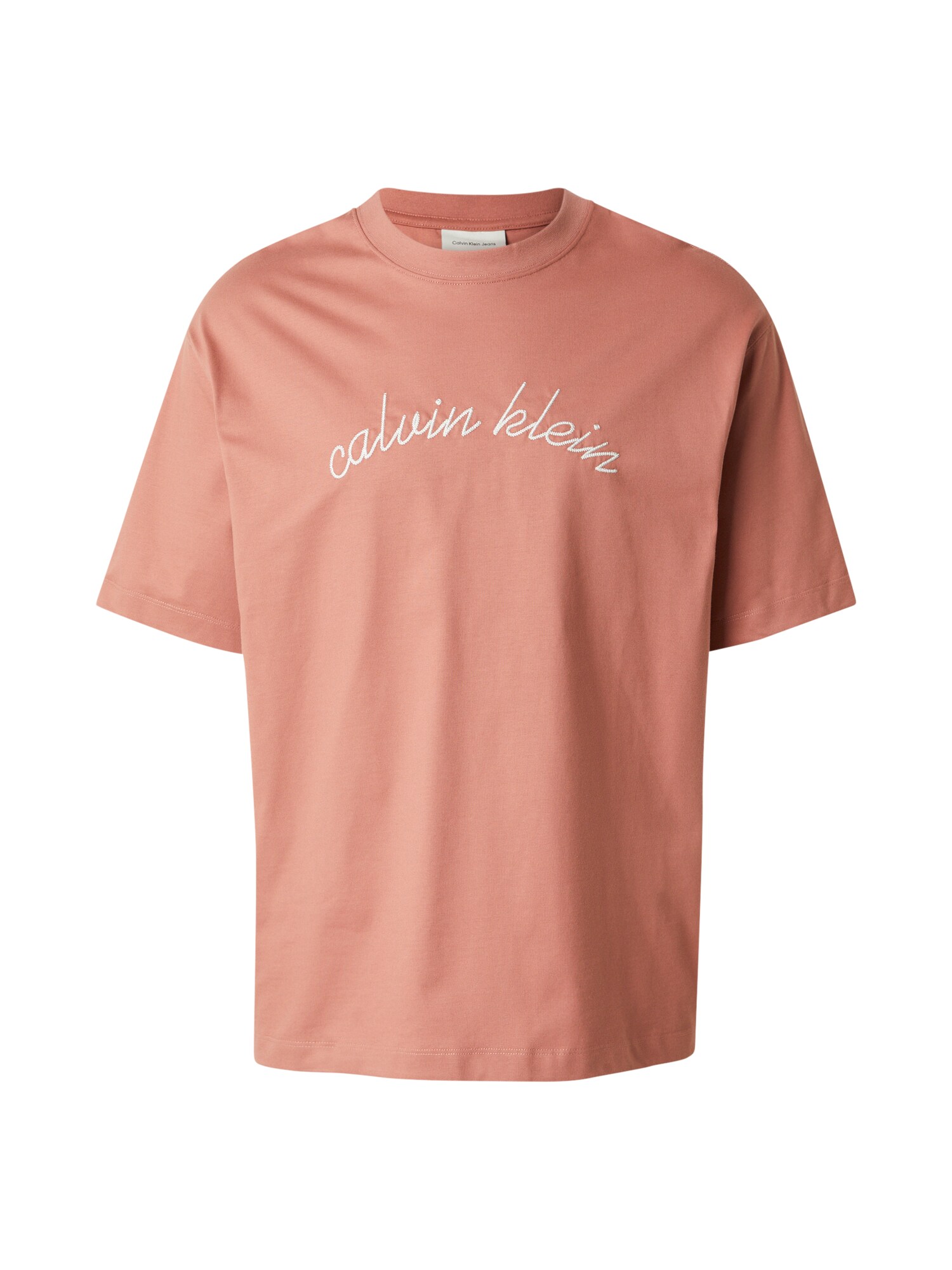 Calvin Klein Jeans Póló  korál / fehér akciós termékkép 1