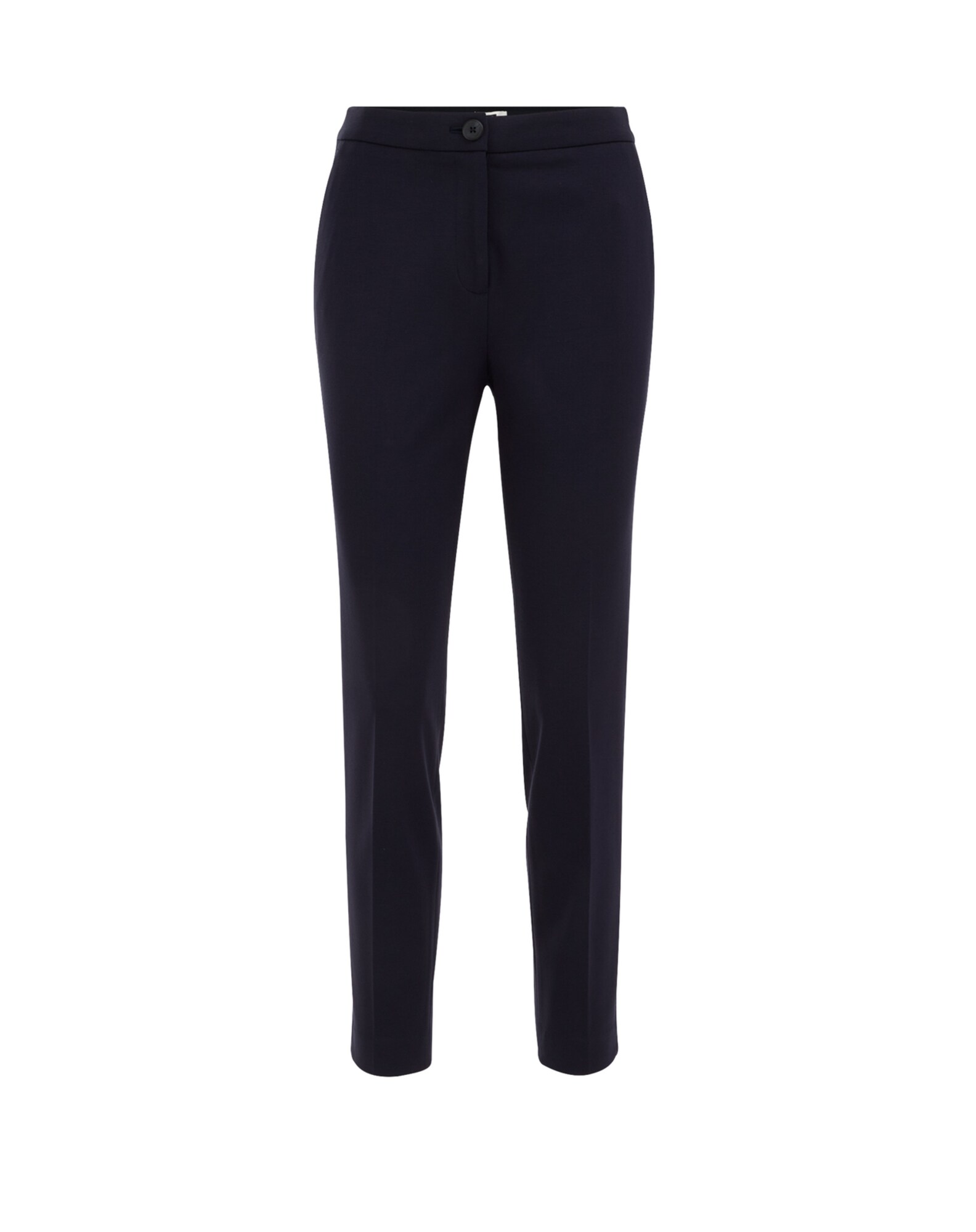 WE Fashion Pantaloni cu dungă  albastru închis