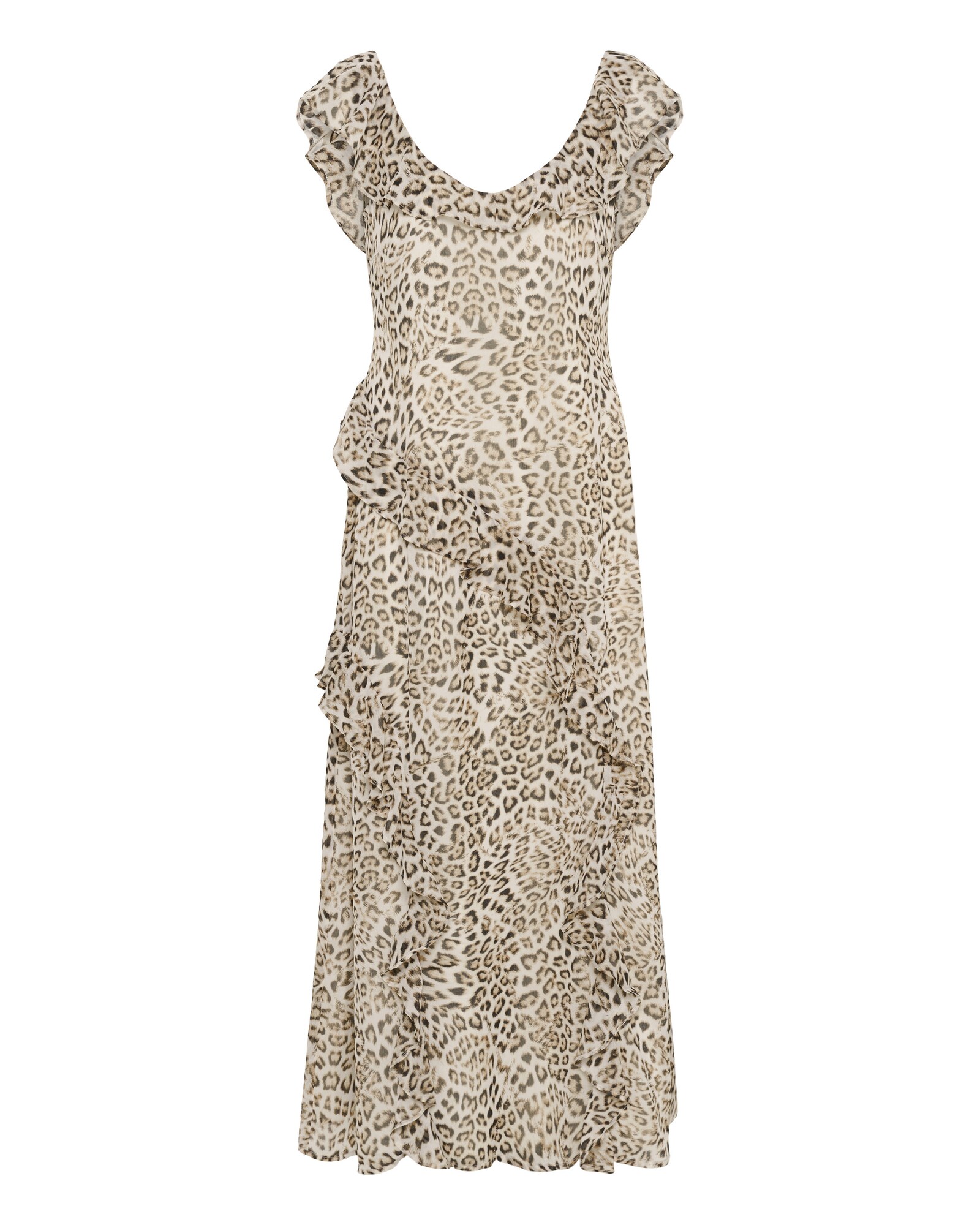SOAKED IN LUXURY Vestido 'Anaya'  beige / marrón
