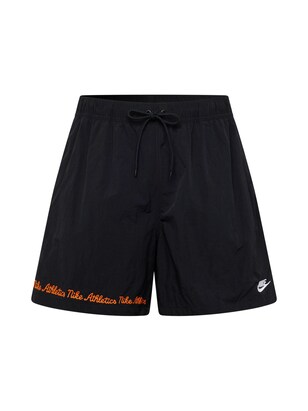 Nike Sportswear Broek ‘CLUB’ Oranje / Zwart / Wit