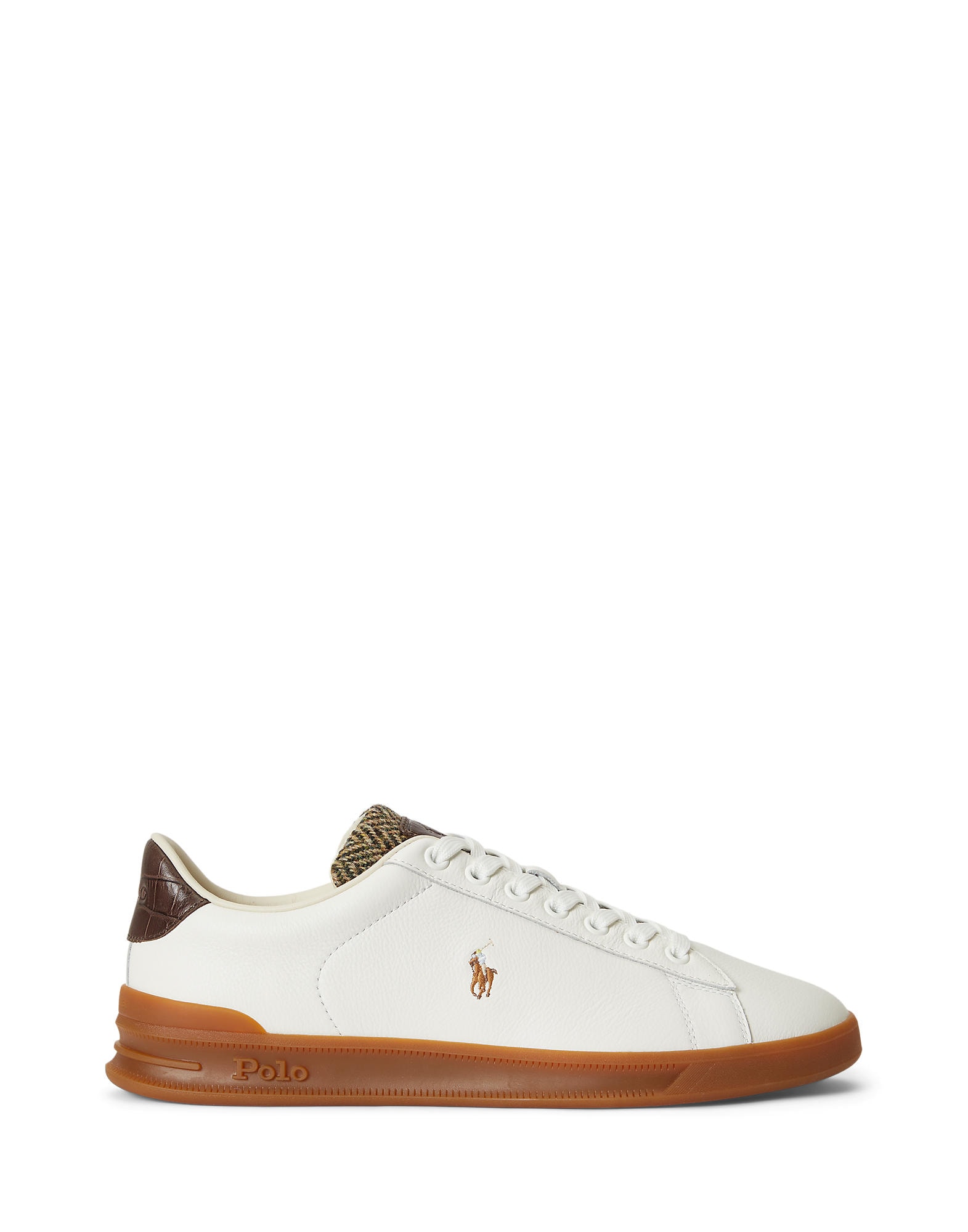 Polo Ralph Lauren Zapatillas deportivas bajas 'HRT CRT III'  chocolate / blanco – imagen 5