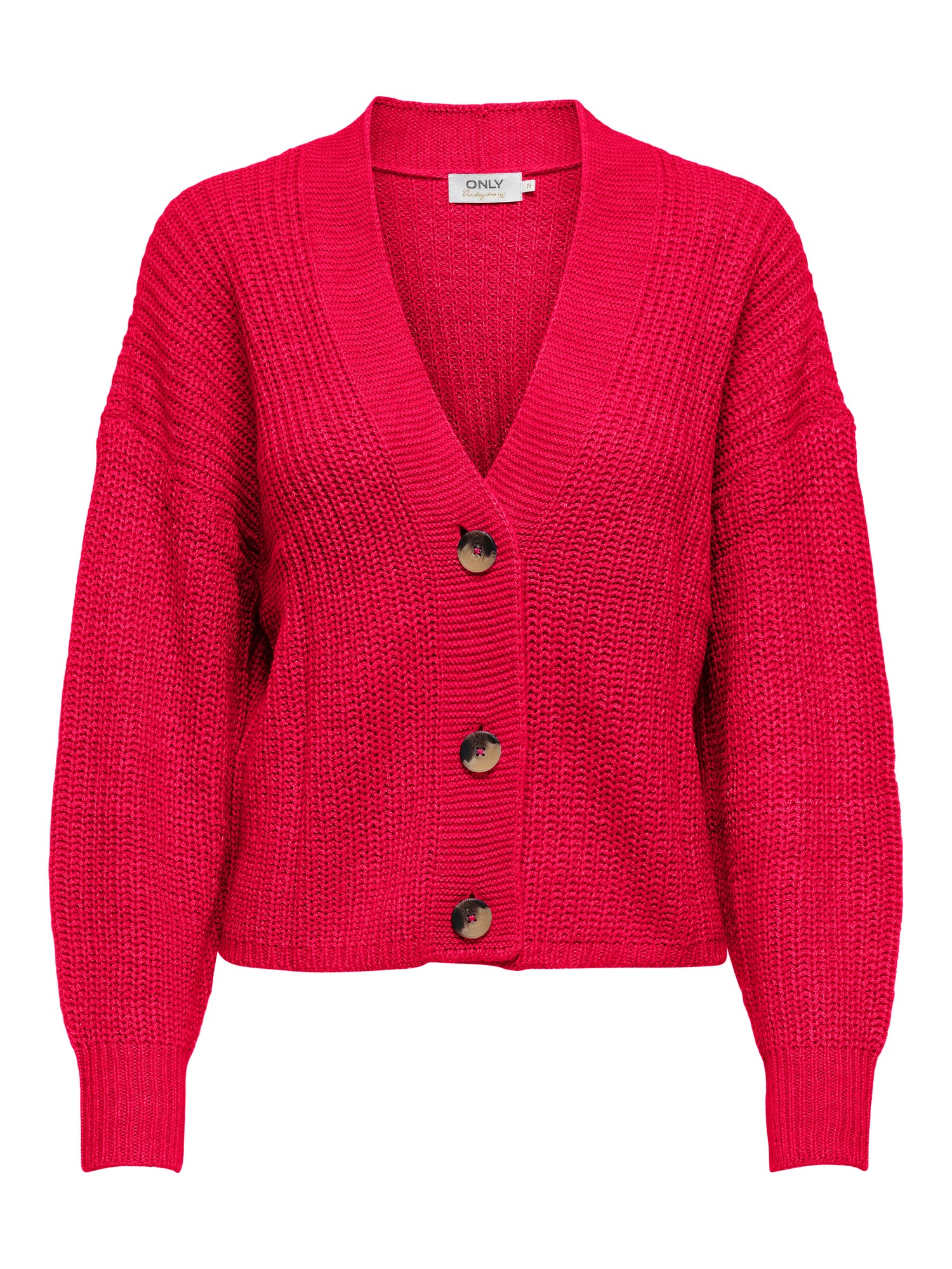 ONLY Geacă tricotată ONLCarol  roşu închis