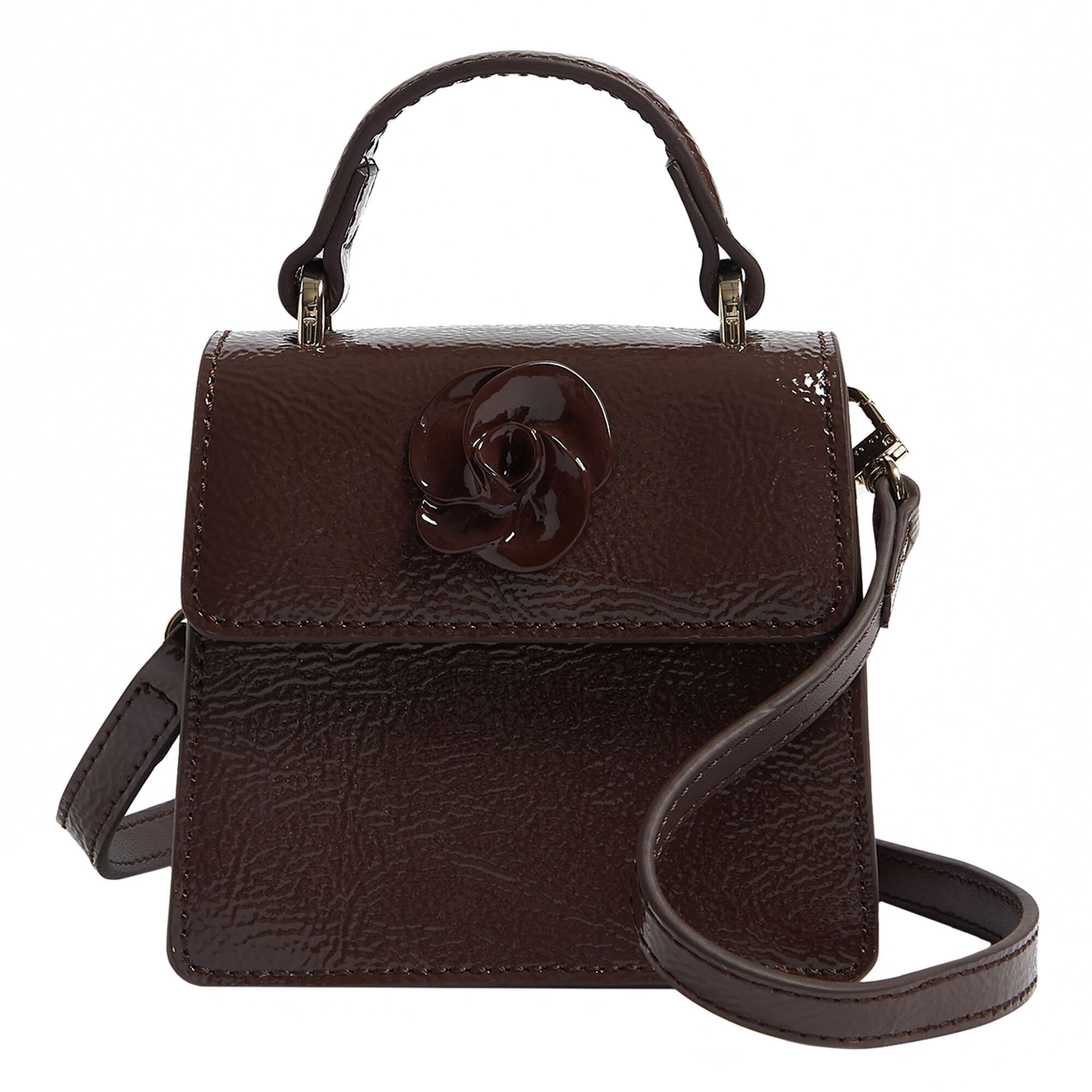 Ted Baker Handtas 'Rouset' Donkerbruin