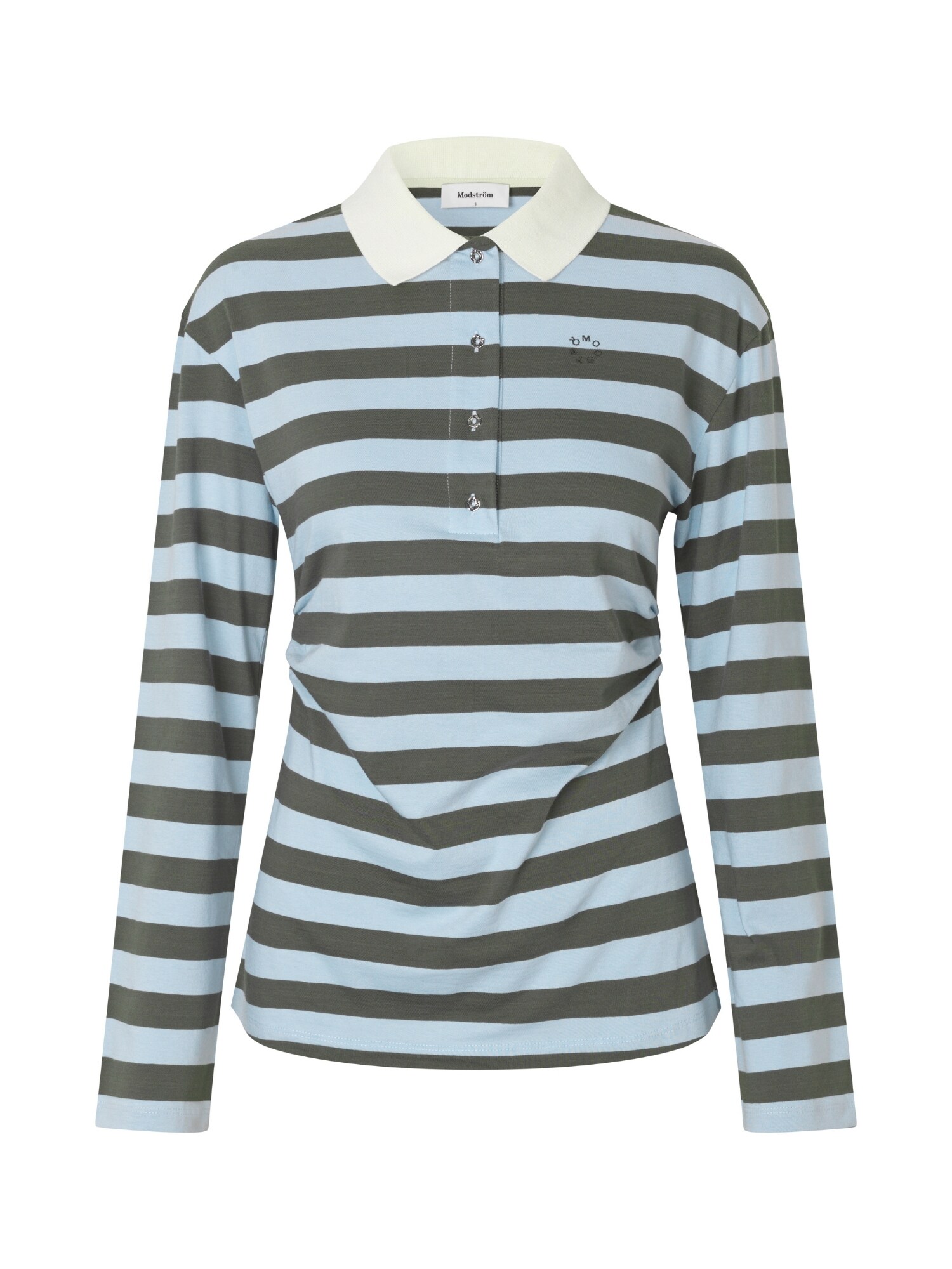 modström Tricou  albastru deschis / oliv / alb