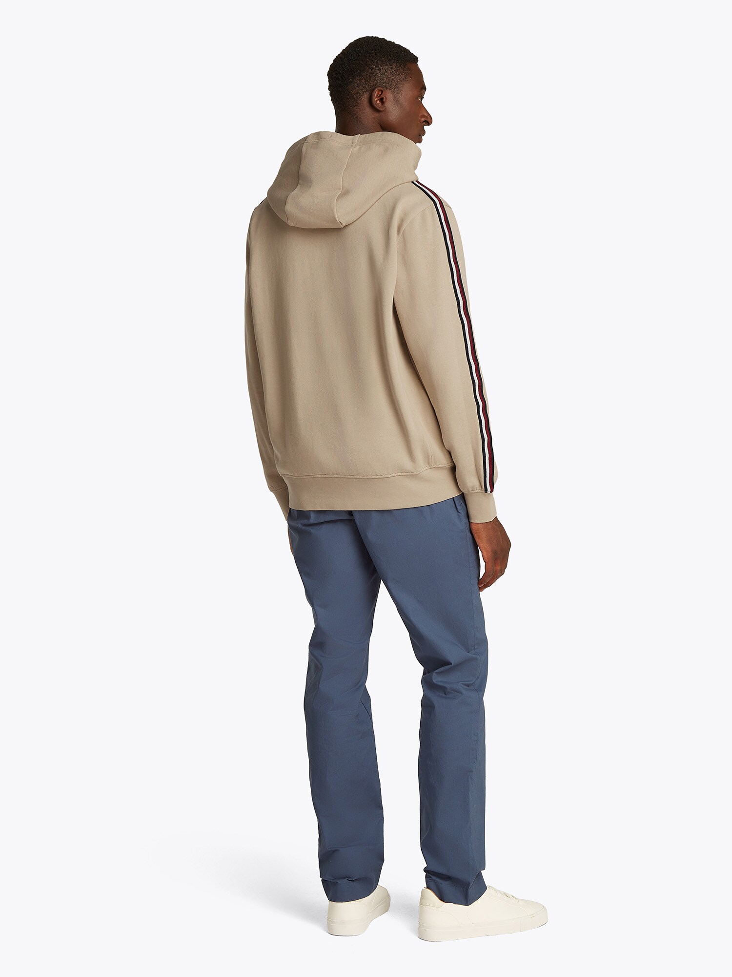TOMMY HILFIGER Mikina námornícka modrá / kaki / tmavočervená / biela (obrázok 3)