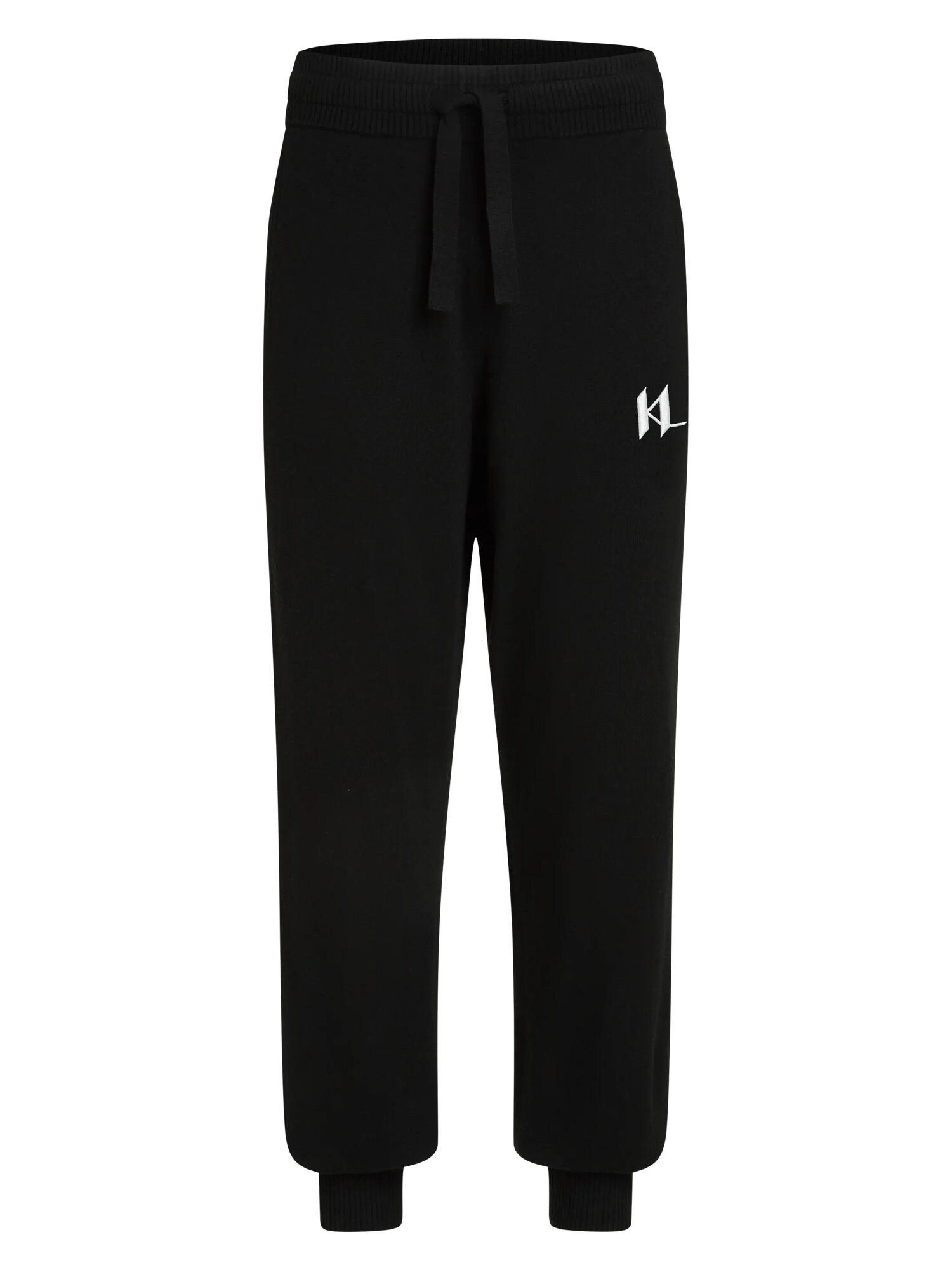 Karl Lagerfeld Pantaloni negru / alb