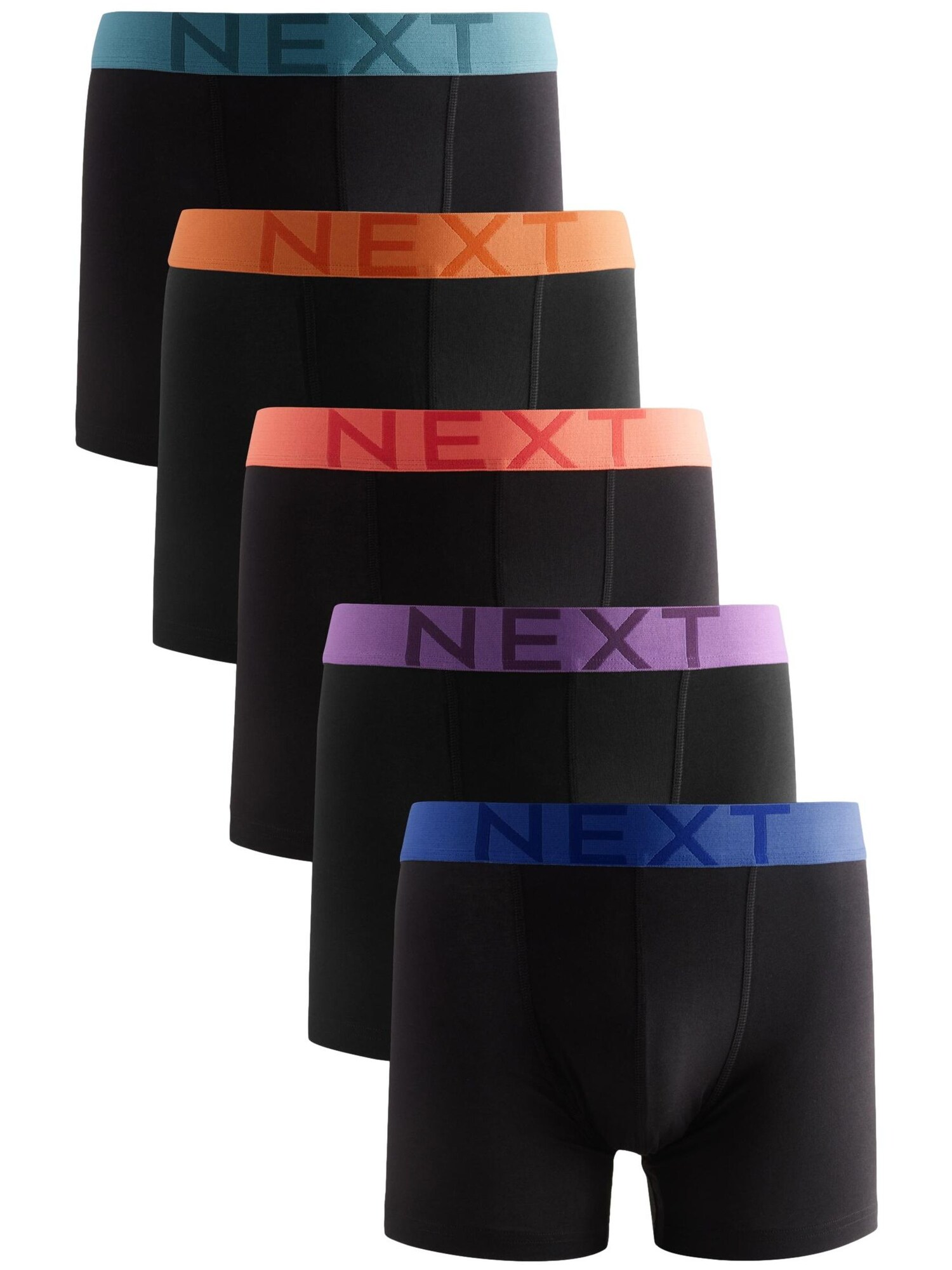 Next Boxeri  albastru / lila / portocaliu / negru