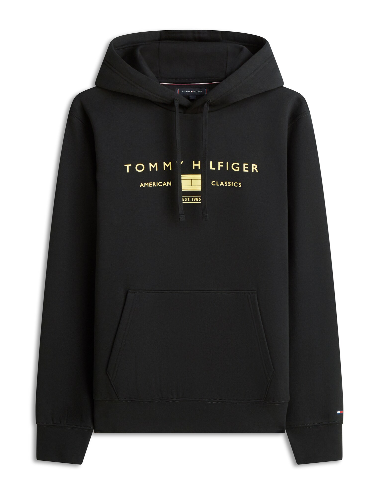 TOMMY HILFIGER Bluză de molton BRAND LOVE  galben / negru