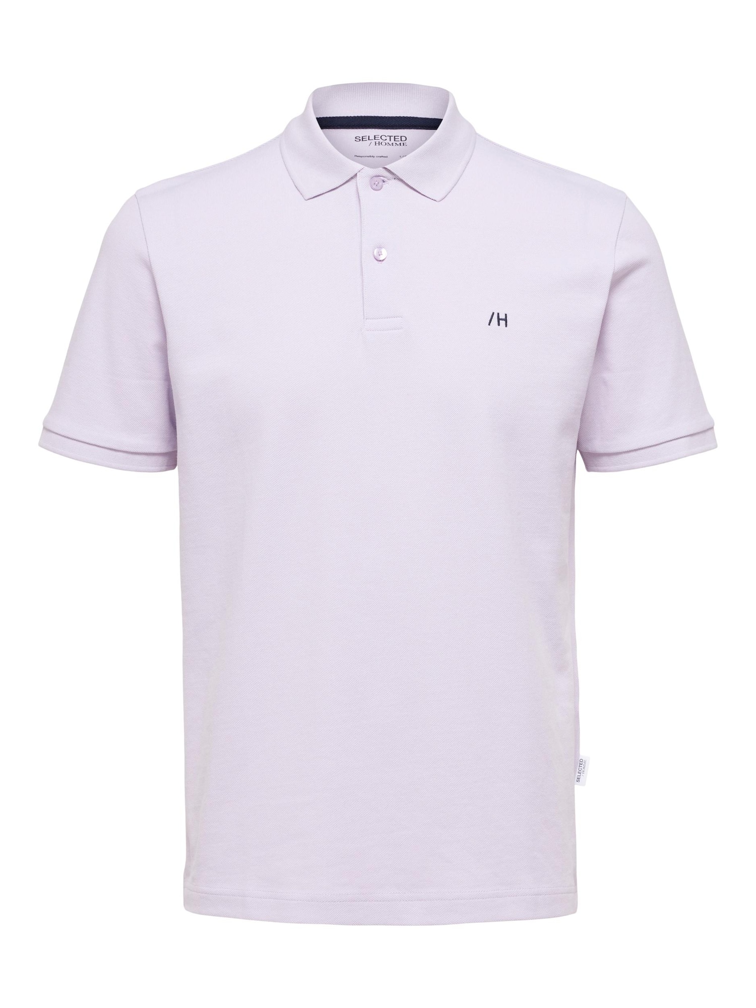 SELECTED HOMME Camisa 'Dante'  roxo pastel / preto