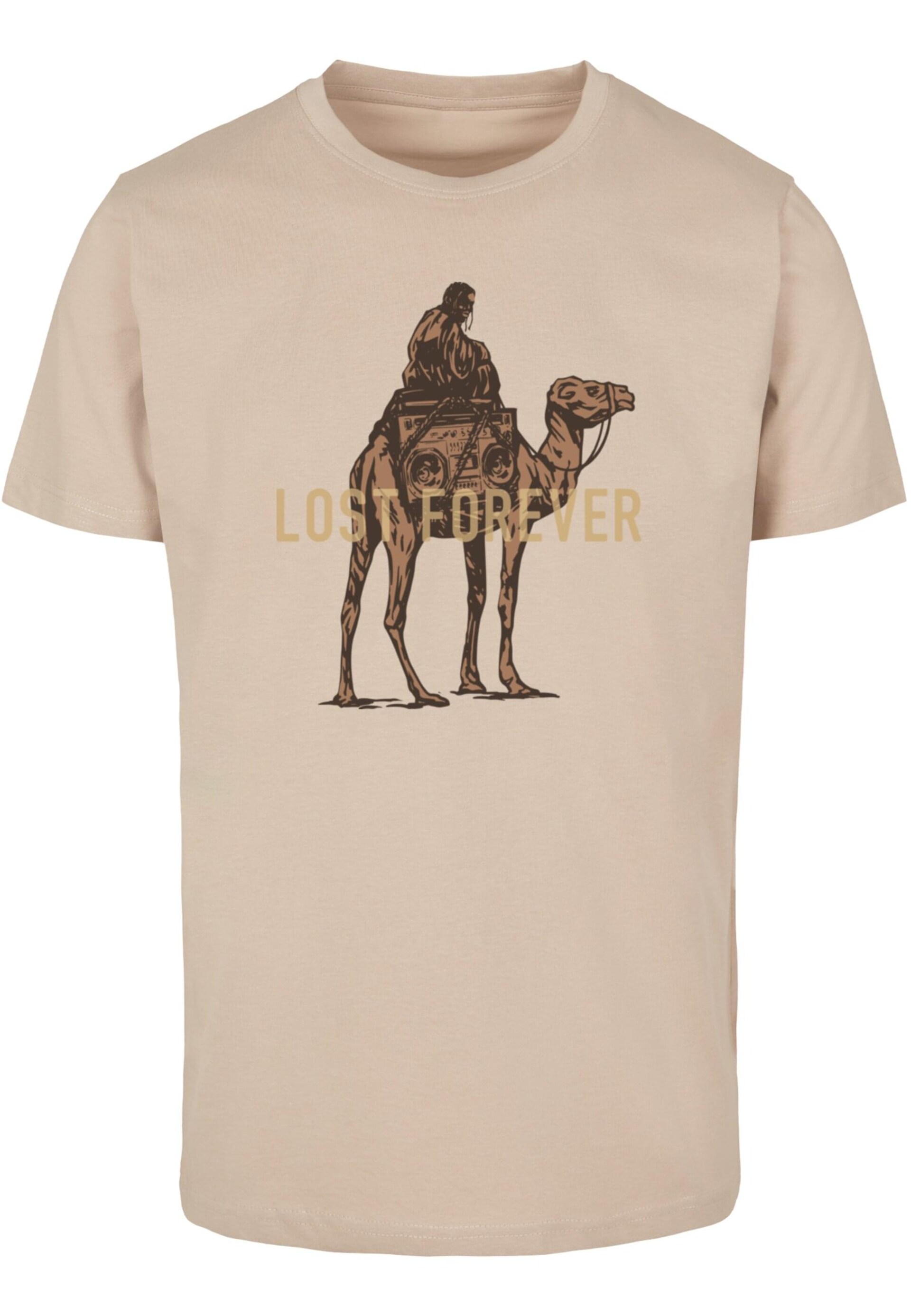 Mister Tee T-shirt 'Lost Forever' sand / brun herr