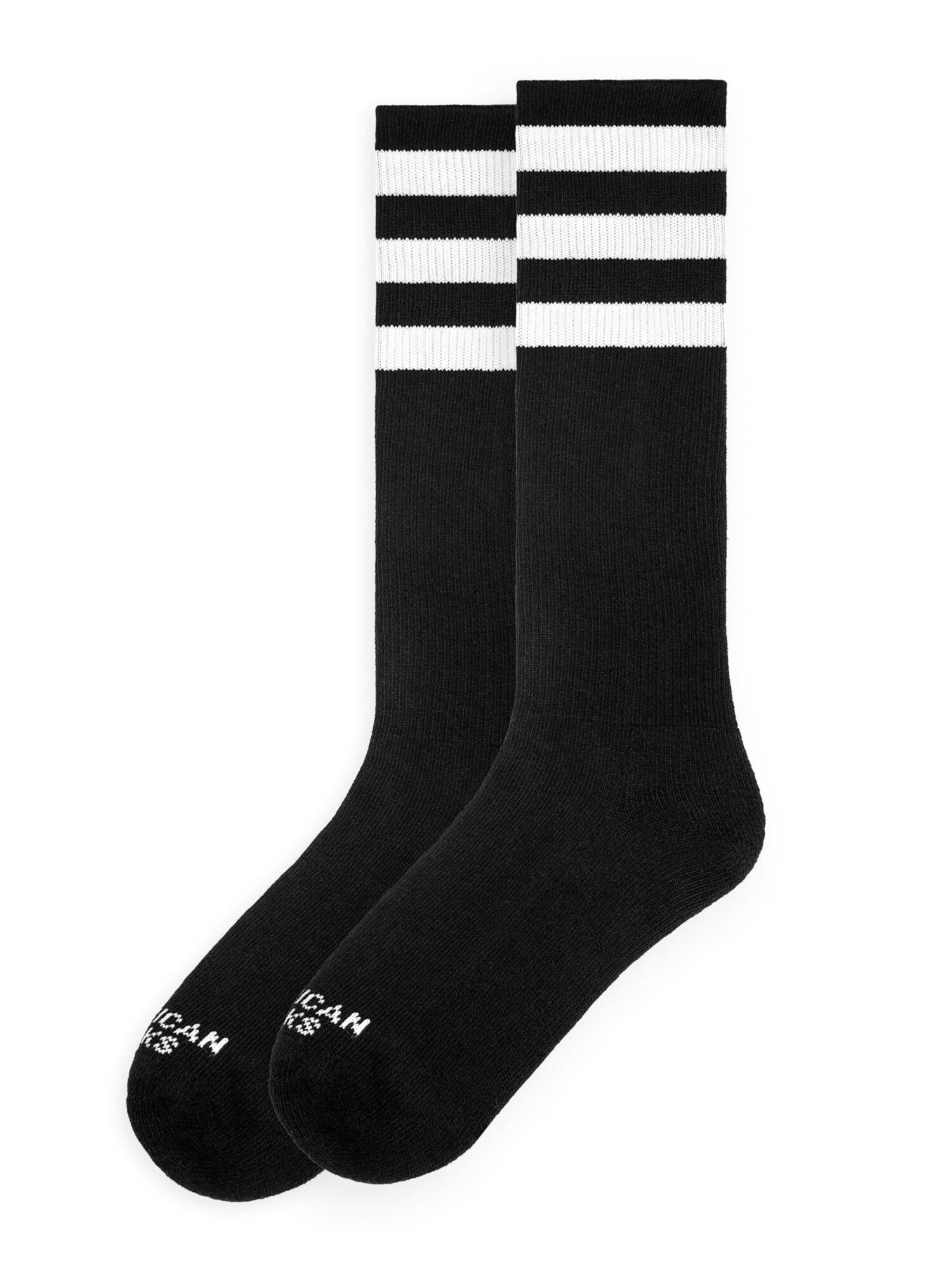 American Socks Calcetines hasta la rodilla 'Back in Black - Knee High'  negro