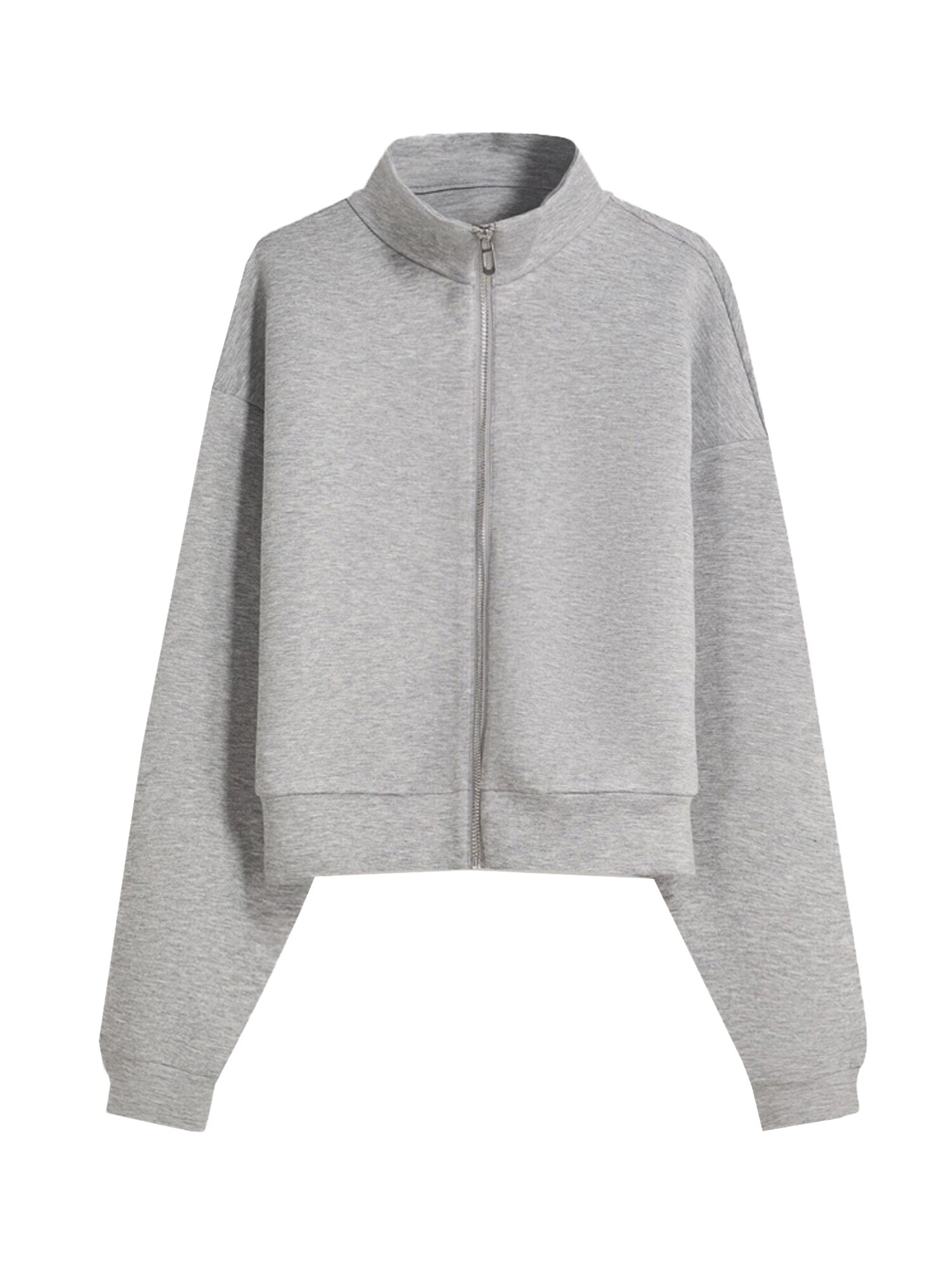 Bershka Hanorac  gri amestecat