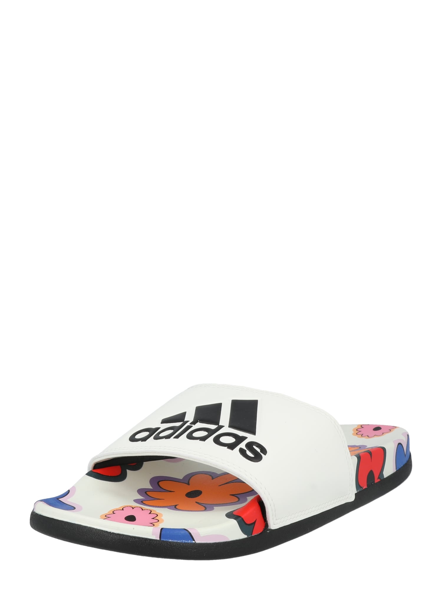 ADIDAS SPORTSWEAR Plážové / kúpacie topánky 'Adilette'  oranžová / ružová / čierna / biela