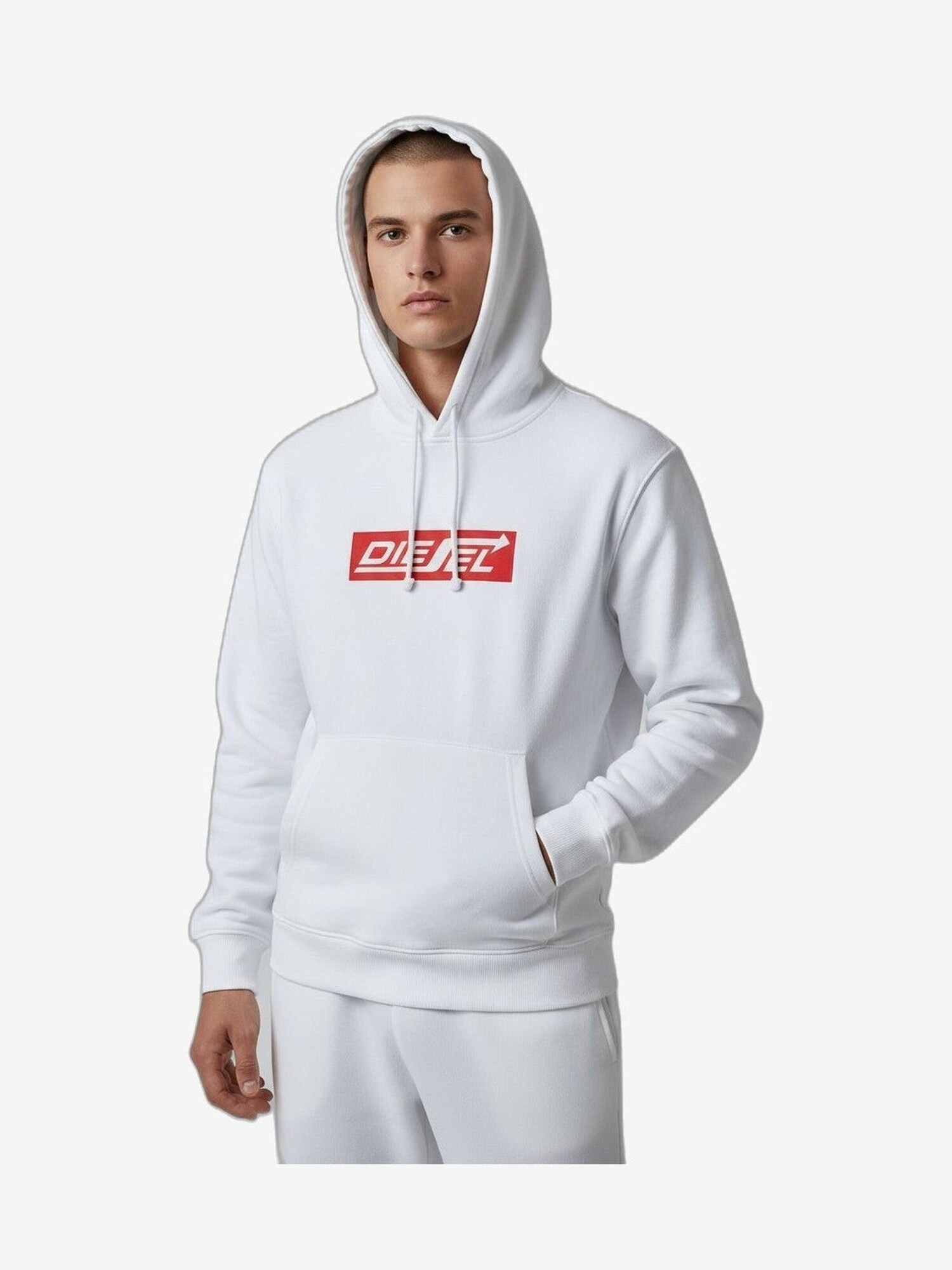 DIESEL Sudadera  blanco