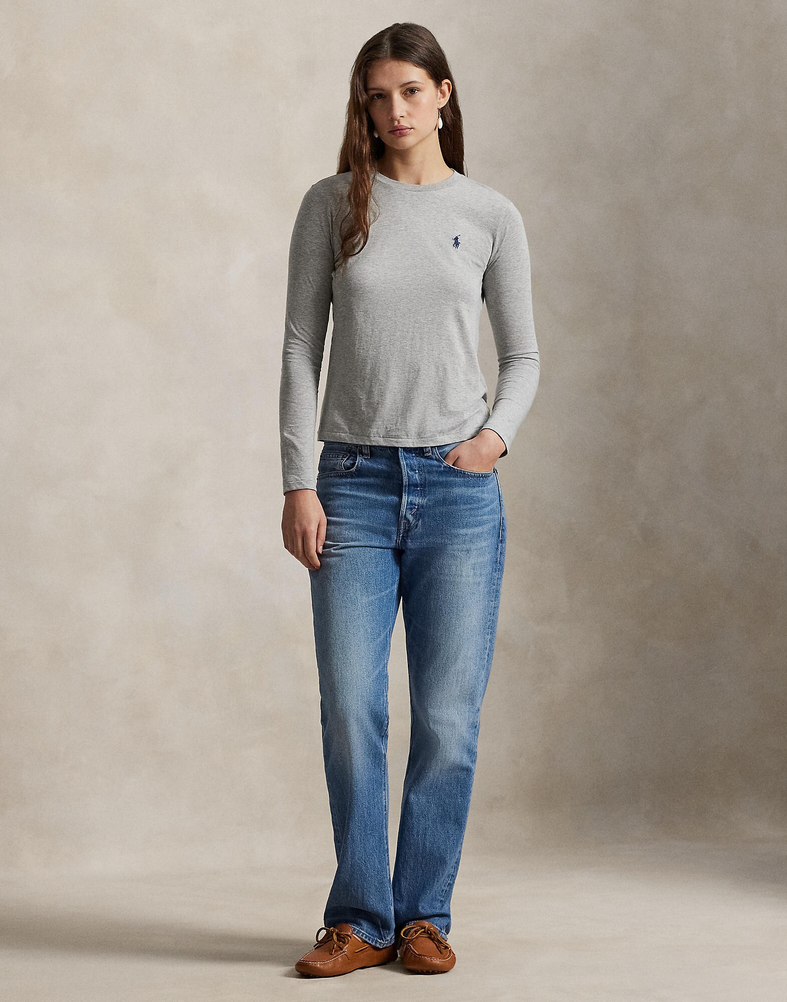 Polo Ralph Lauren Camiseta  gris – imagen 4
