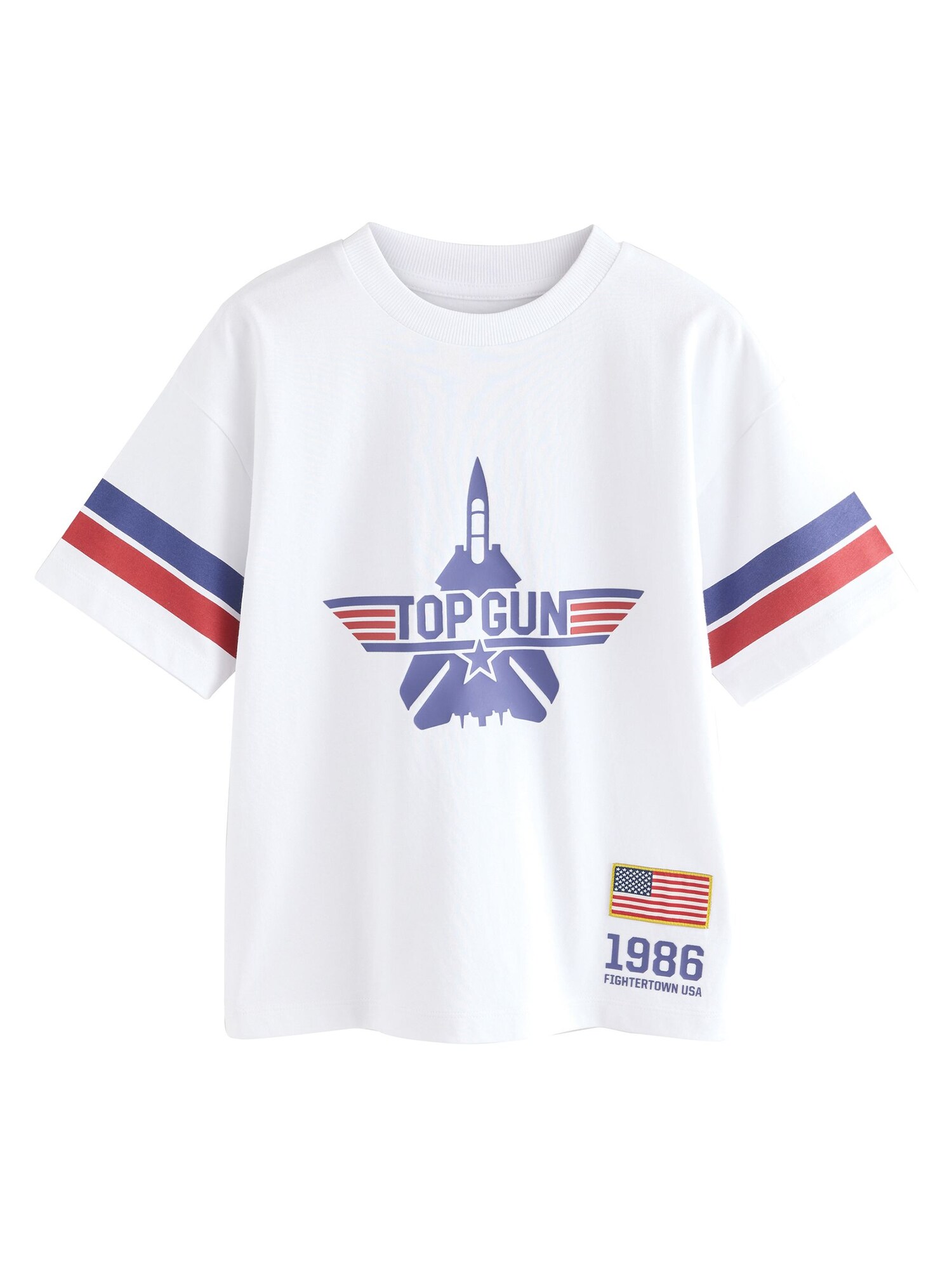Next Tricou  albastru / roșu / alb