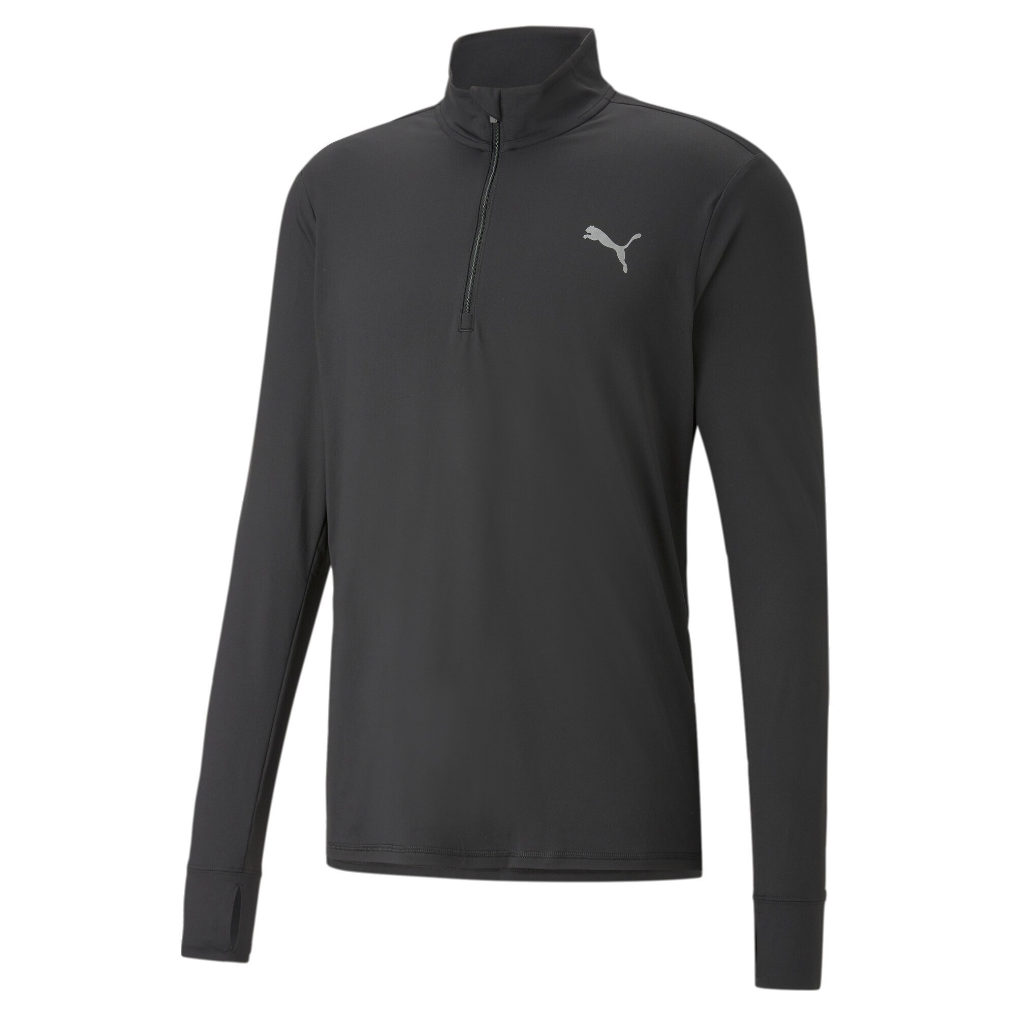 PUMA Funkčné tričko  sivá / čierna