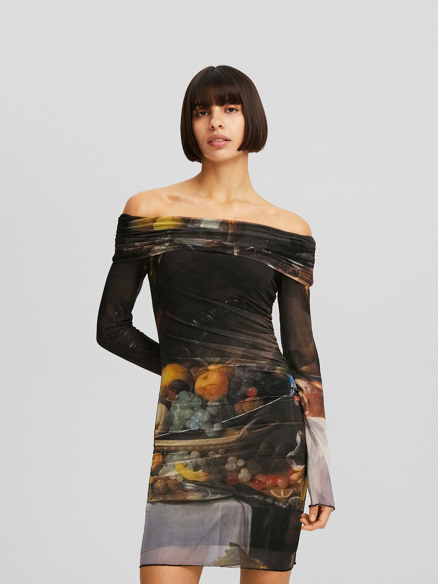 Bershka Ruha  zöld / narancs / fekete termék 2. képe