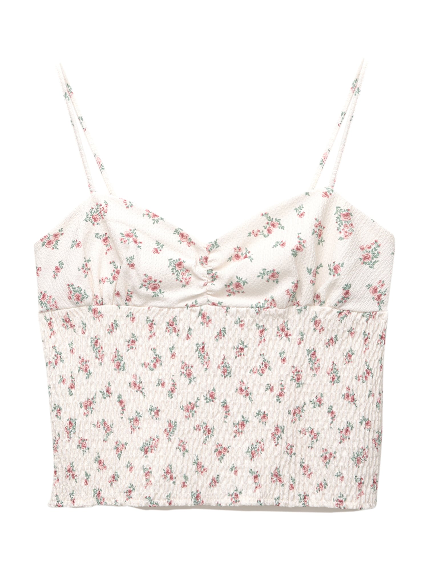 Pull&Bear Top  verde mentă / roz / roz pal / alb