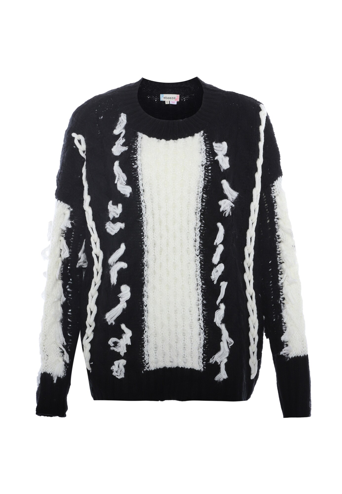 Ebeeza Jersey negro / blanco