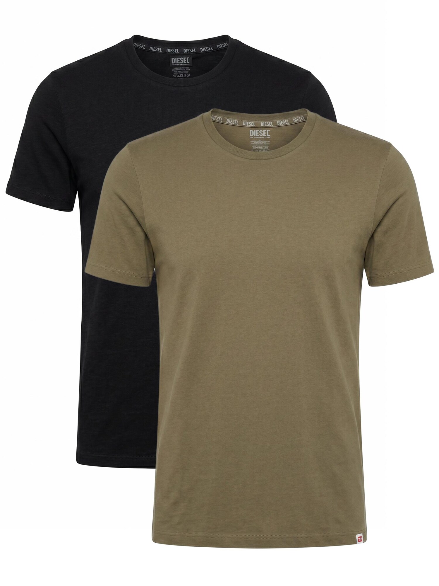 DIESEL Camiseta 'Slim UMTEE-RANDAL-TUBE (2x)'  negro