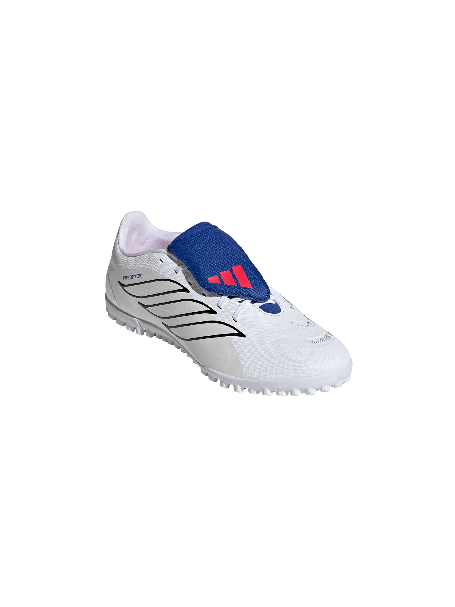 ADIDAS PERFORMANCE Ghete de fotbal PREDATOR CLUB  albastru regal / roșu rodie / argintiu / alb