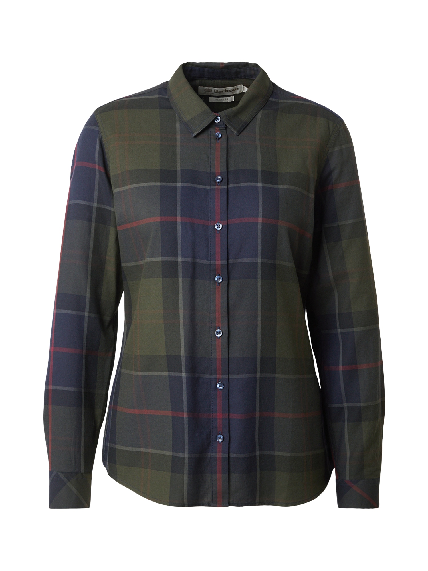 Blus 'Bredon' marinblå / marinblå / khaki
