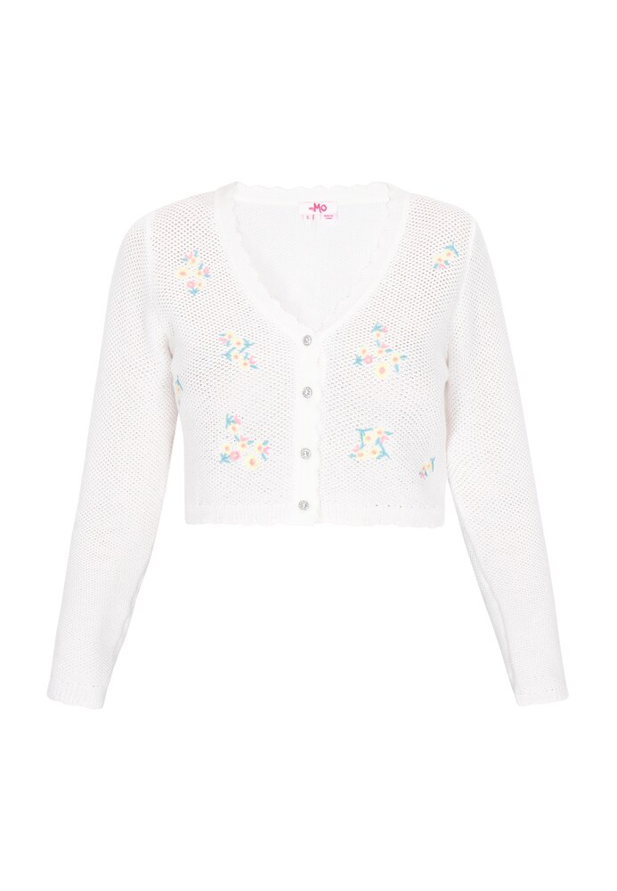 MYMO Strickjacke 'Comfy' Damen Größe L pastellgelb / pastellgrün / rosa / offwhite